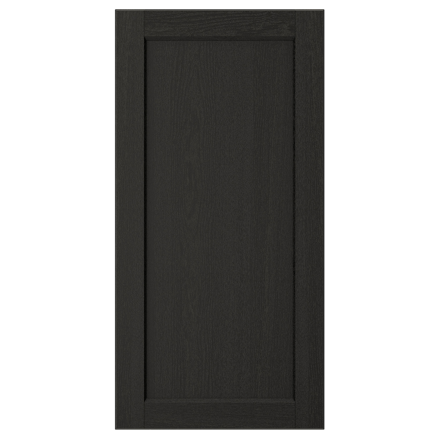 IKEA LERHYTTAN drzwi, bejcowane na czarno, 40x80 cm
