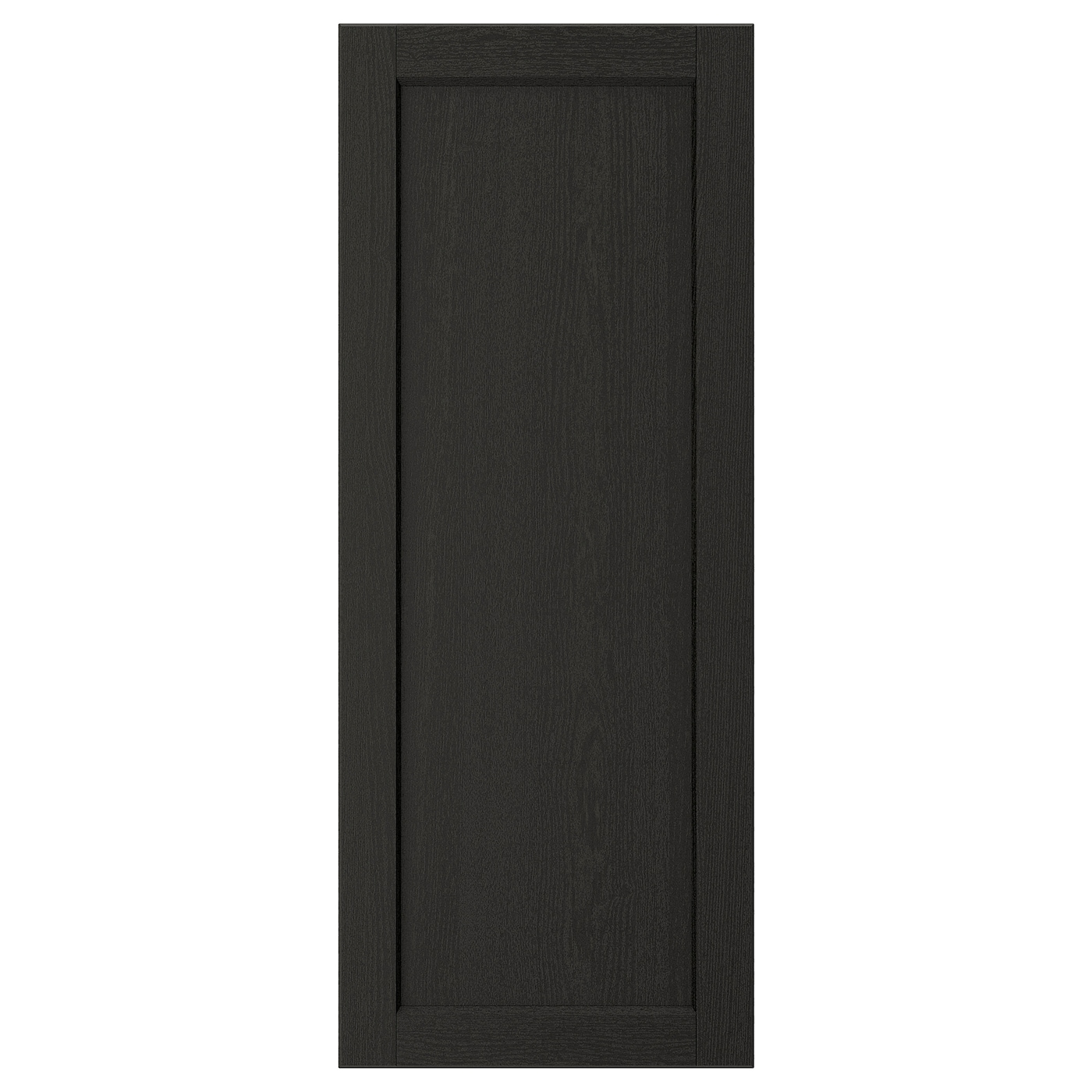 IKEA LERHYTTAN drzwi, bejcowane na czarno, 40x100 cm