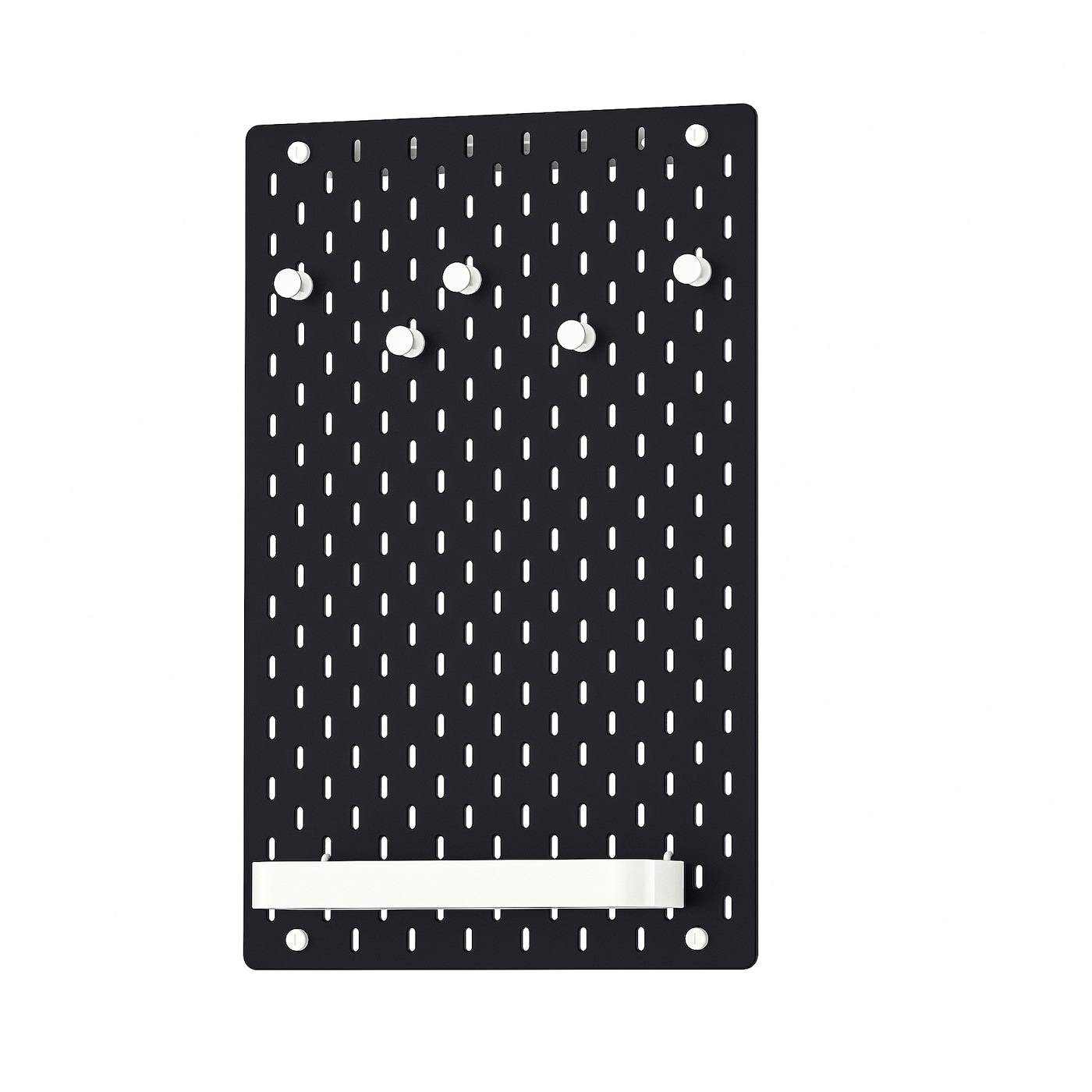 IKEA SKÅDIS tablica perforowana kombinacja, czarny, 36x56 cm