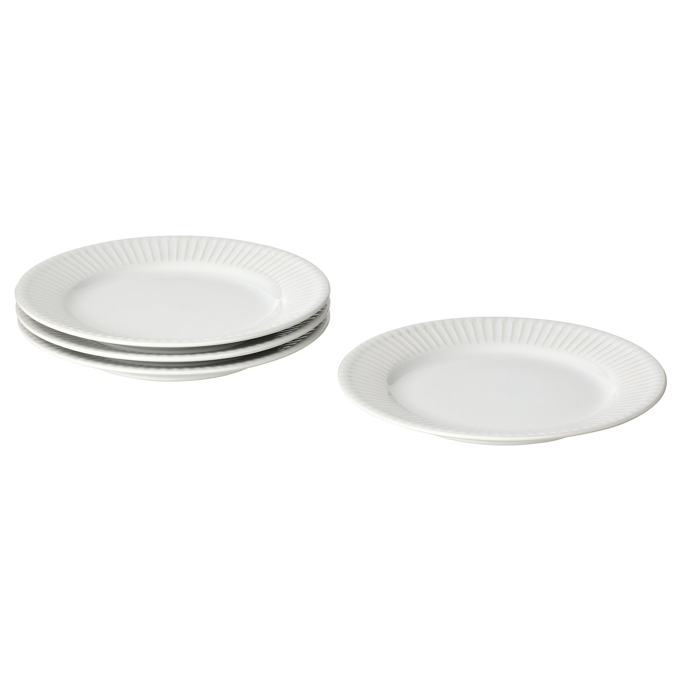 IKEA STRIMMIG talerzyk, biały, 21 cm