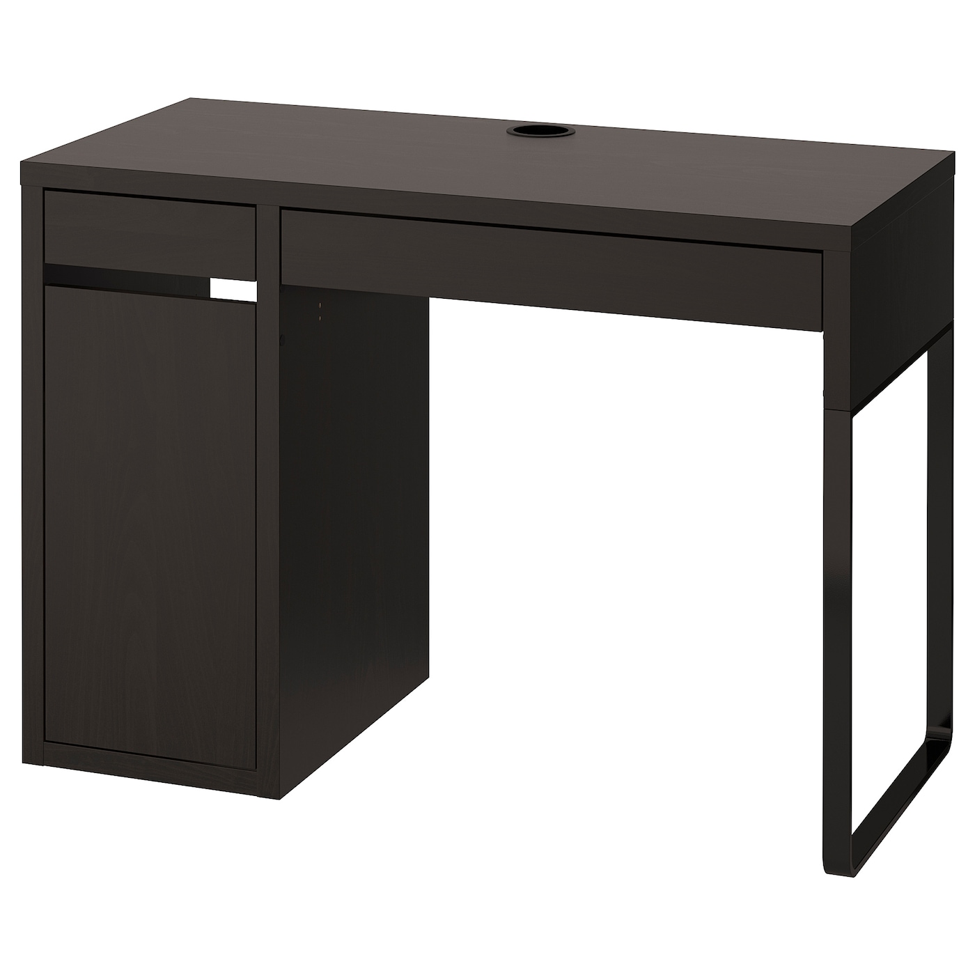 IKEA MICKE biurko, czarnobrąz, 105x50 cm