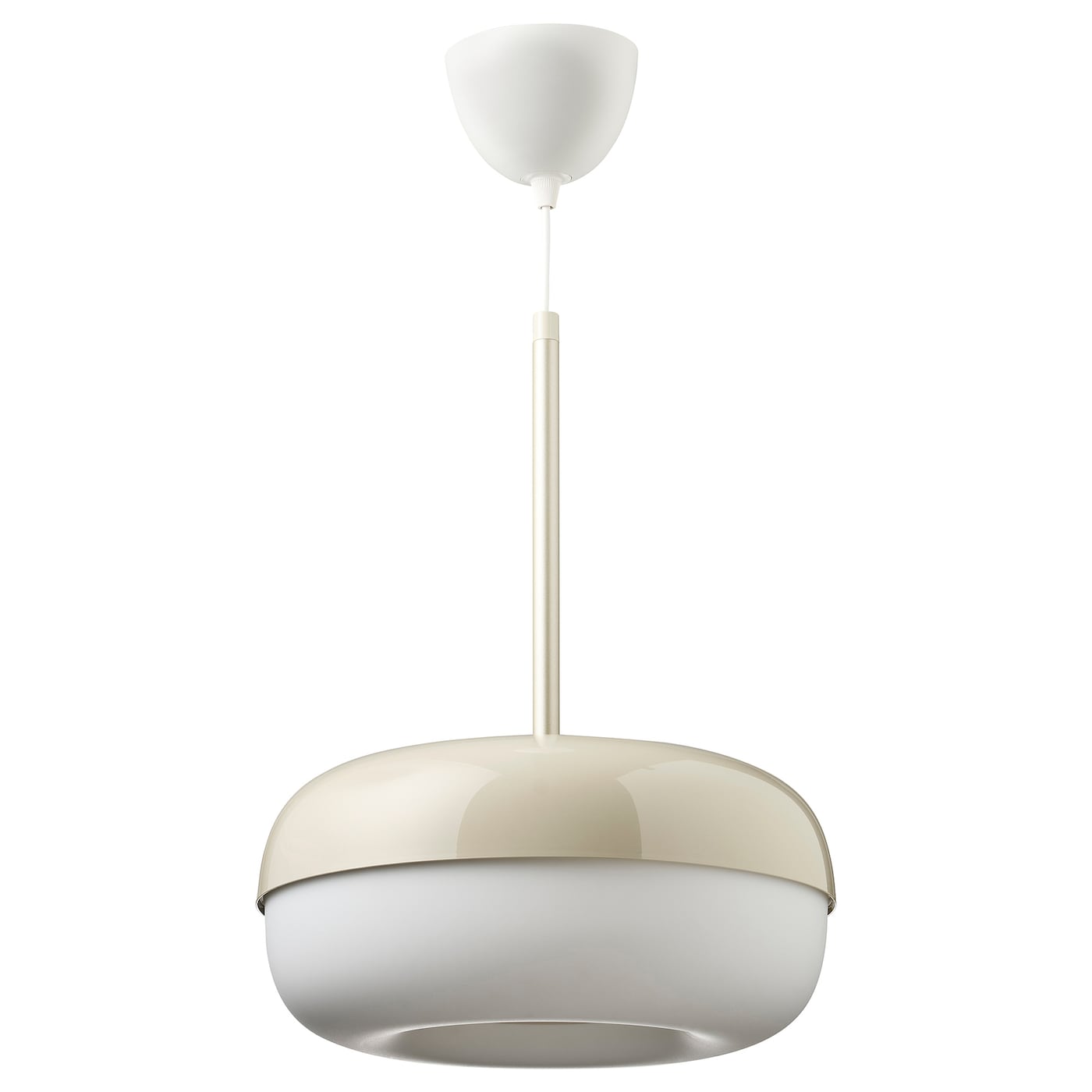 IKEA BLÅSVERK lampa wisząca, beżowy, 37 cm