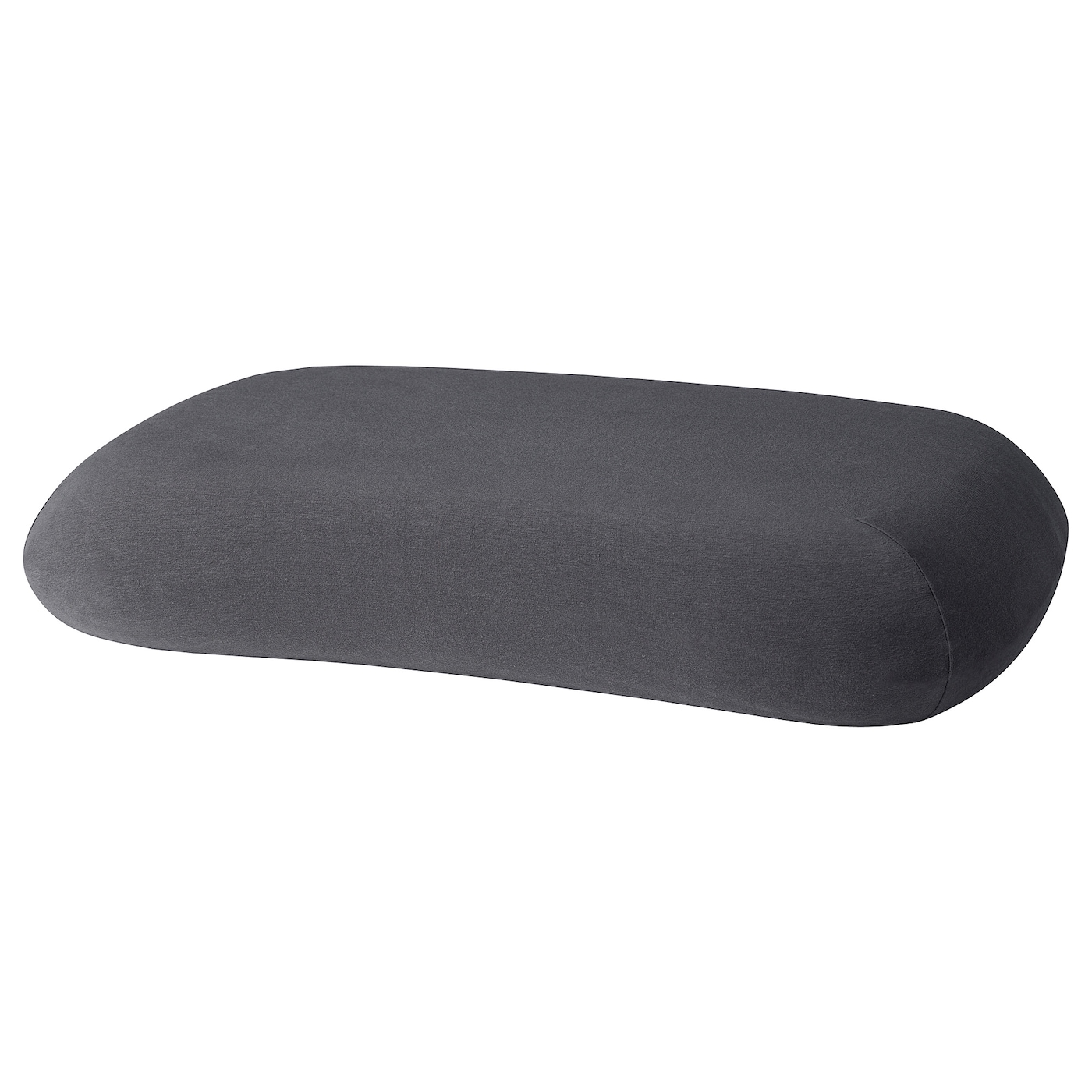 IKEA TÖCKENFLY poszewka na poduszkę ergonomiczną, szary, 29x43 cm