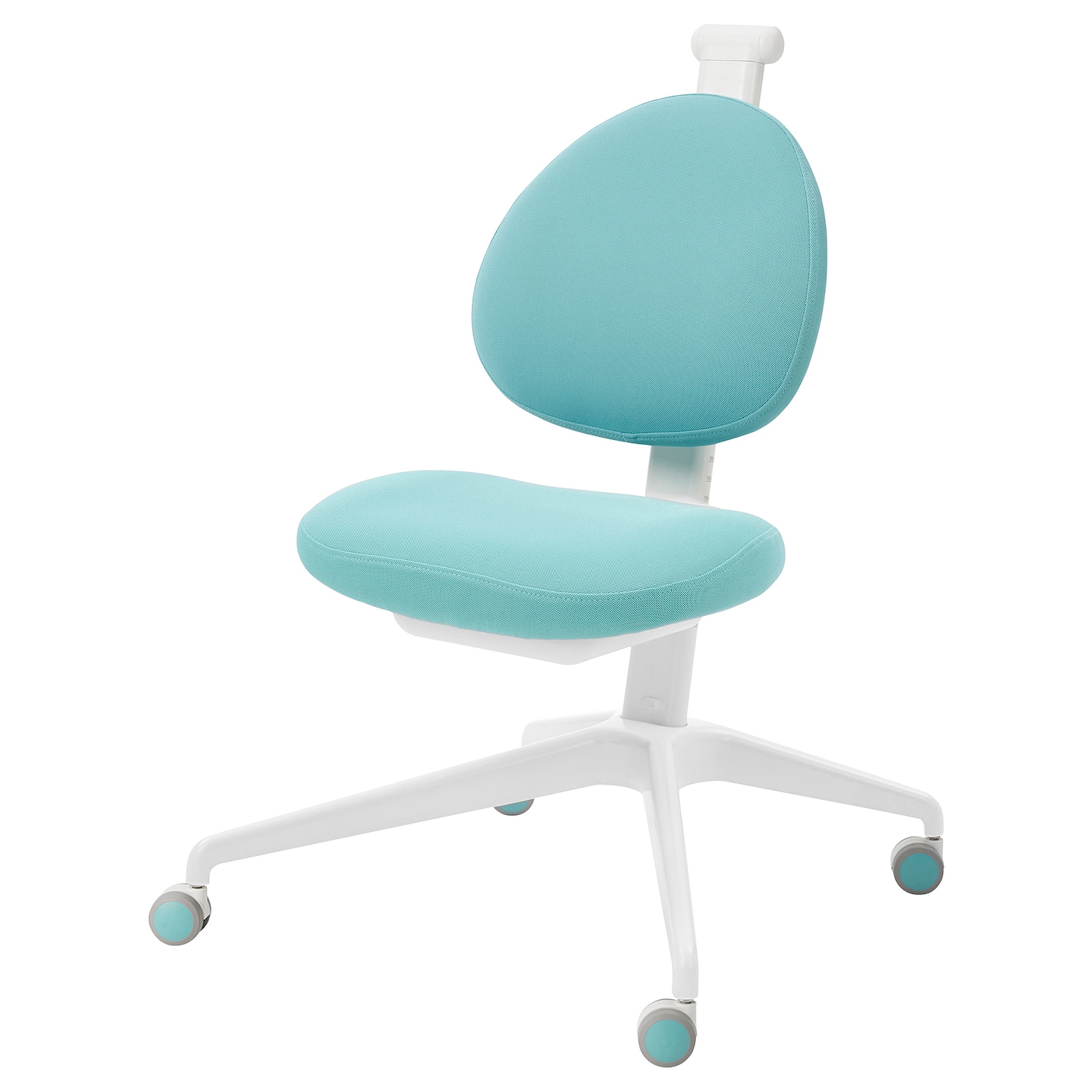 IKEA DAGNAR dziecięce krzesło biurowe, turkusowy, Szerokość: 58 cm