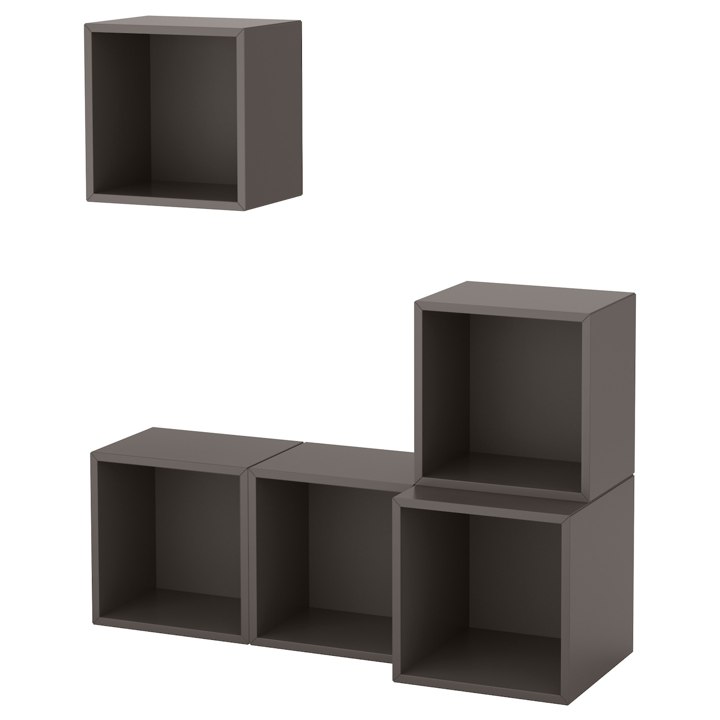 IKEA EKET kombinacja szafek ściennych, ciemnoszary, 105x35x120 cm