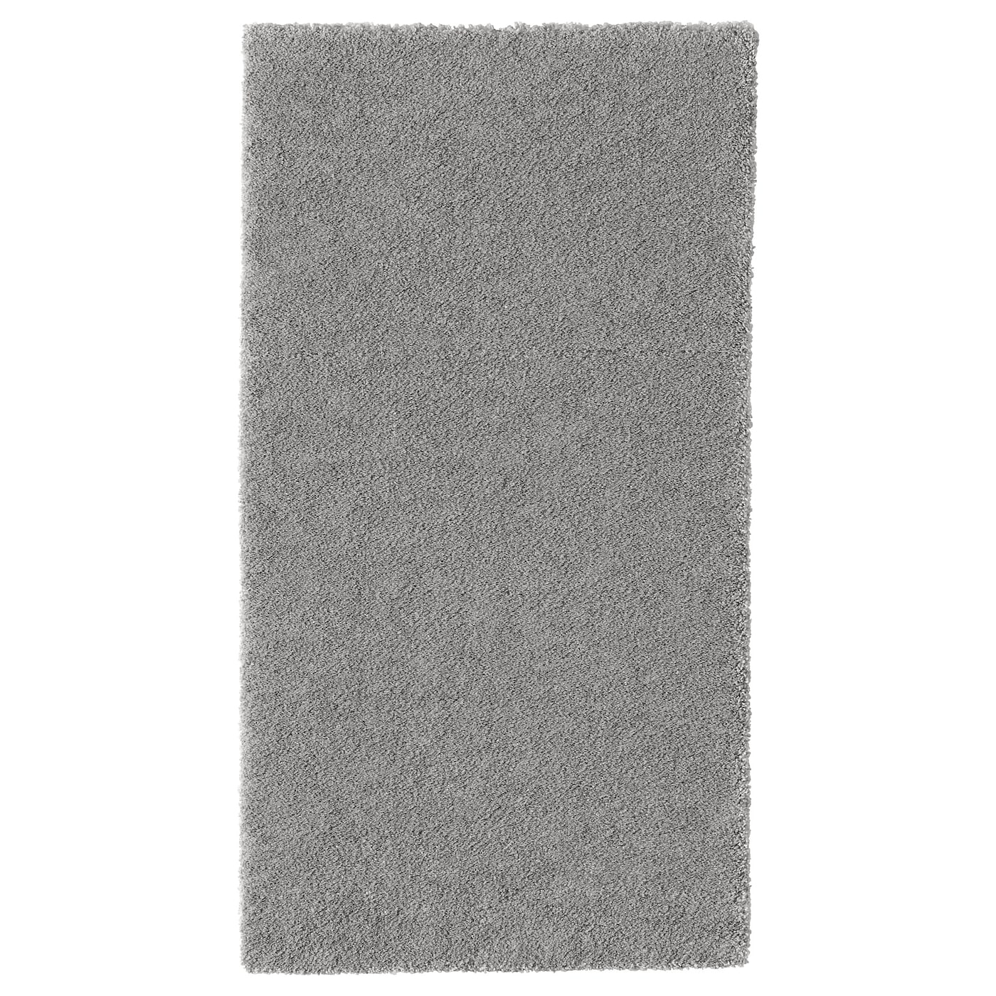 IKEA STOENSE dywan z krótkim włosiem, średnioszary, 80x150 cm