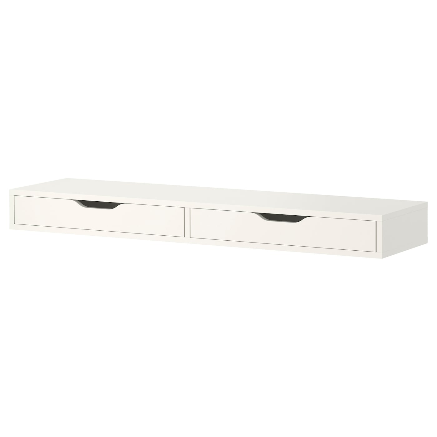 IKEA EKBY ALEX półka z szufladami, biały, 119x29 cm