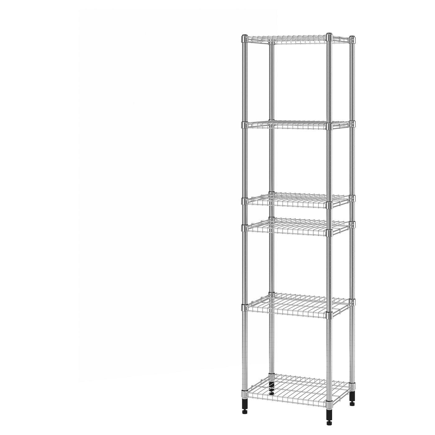 IKEA OMAR 1 sekcja półki, 46x36x181 cm
