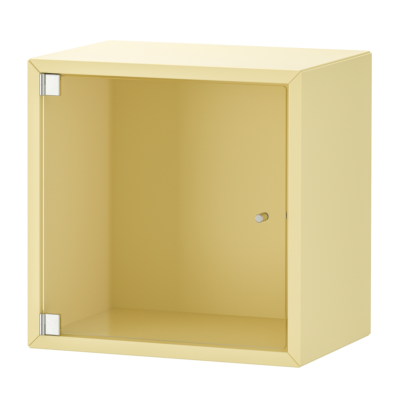 IKEA EKET szafka śc/szkl drzwi, bladożółty, 35x25x35 cm