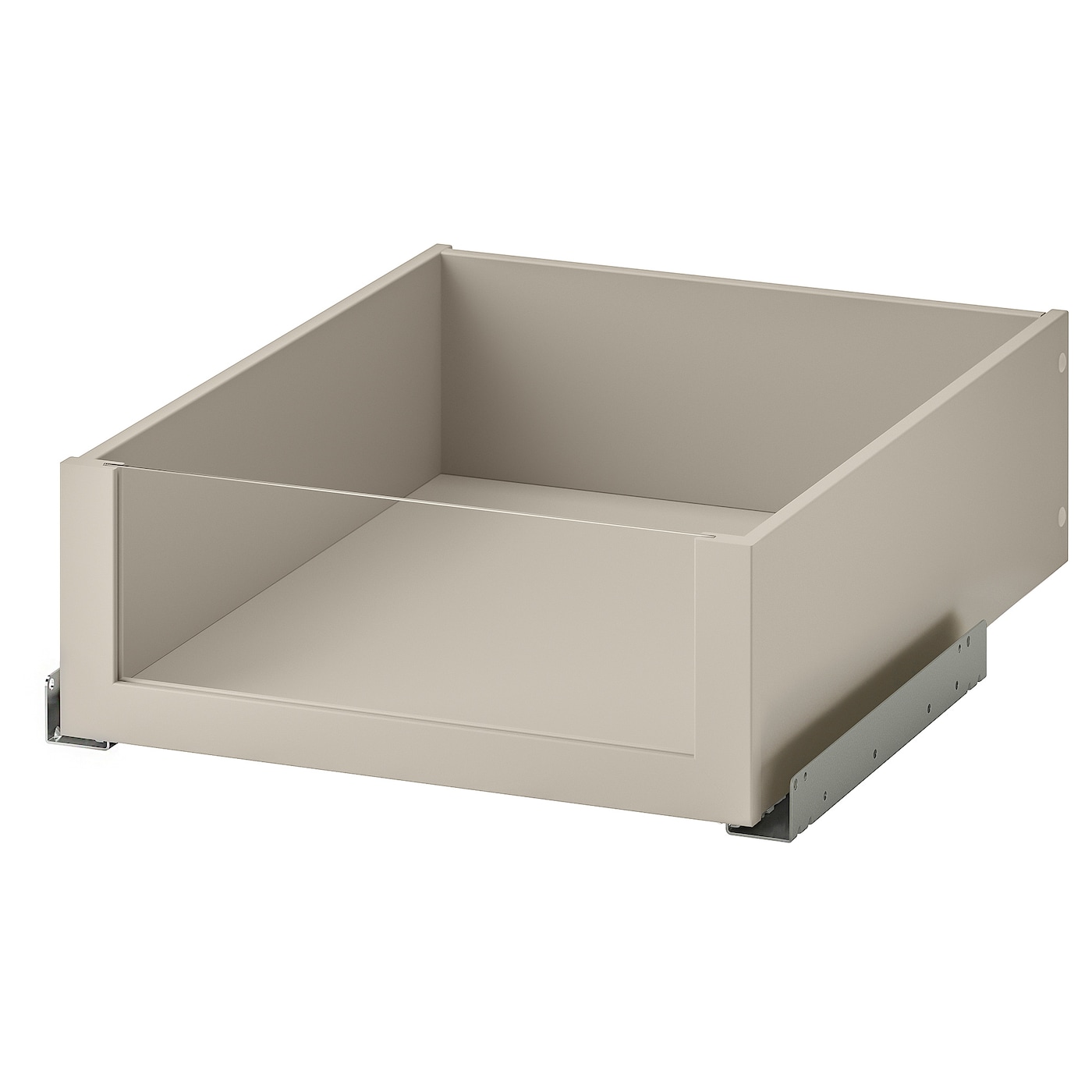 IKEA KOMPLEMENT szuflada ze szklanym frontem, szarobeżowy, 50x58 cm