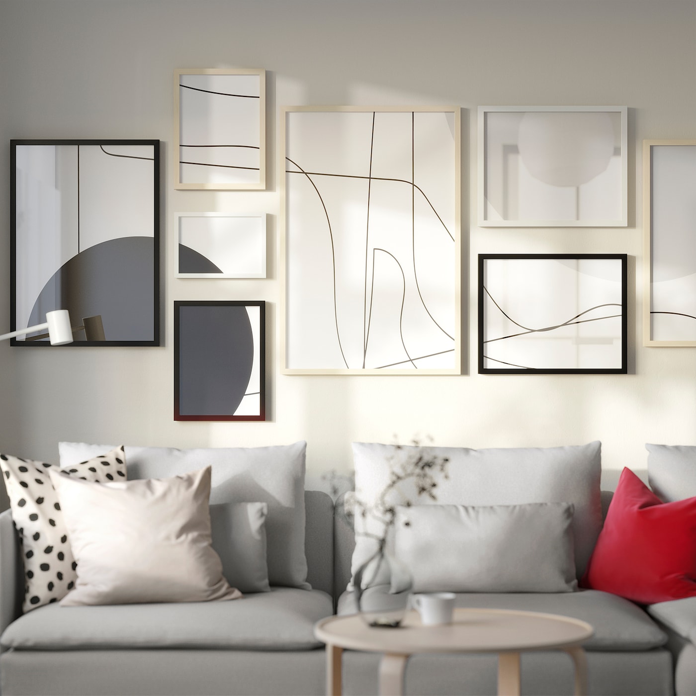 IKEA RÖDALM ramka, imit. brzozy, 61x91 cm