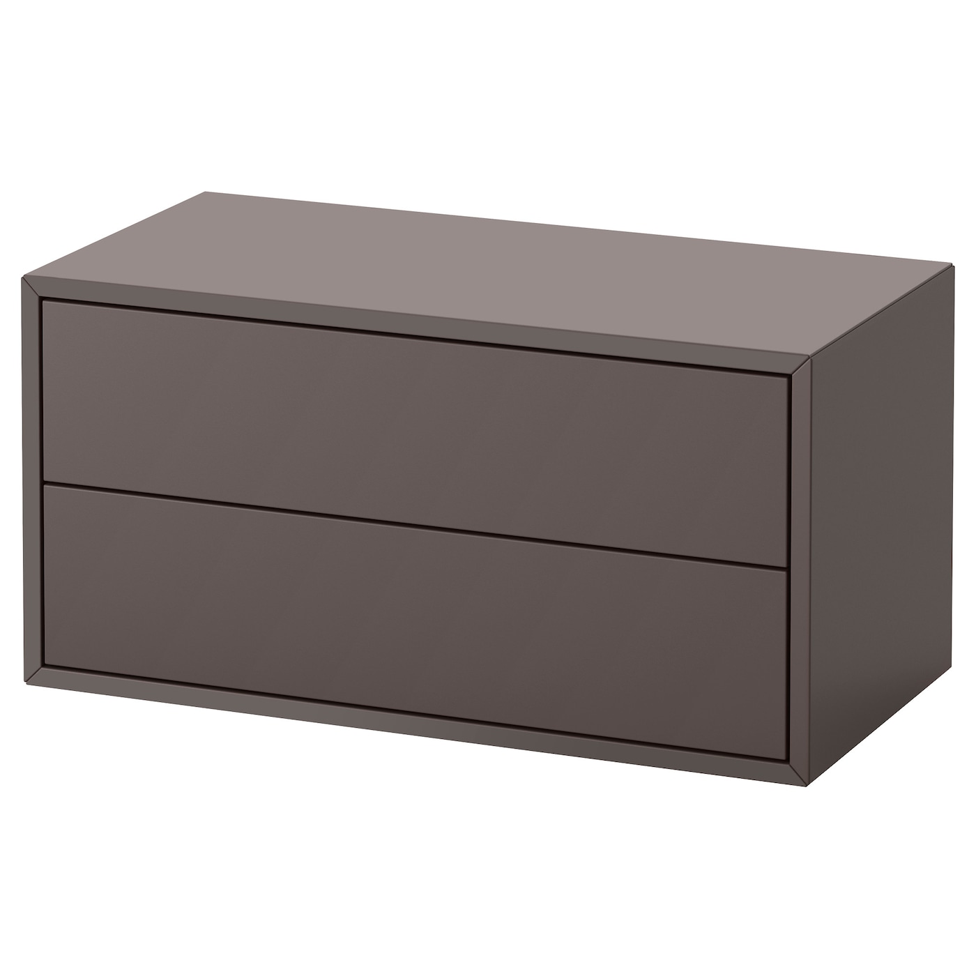 IKEA EKET szafka/2 szuflady, ciemnoszary, 70x35x35 cm