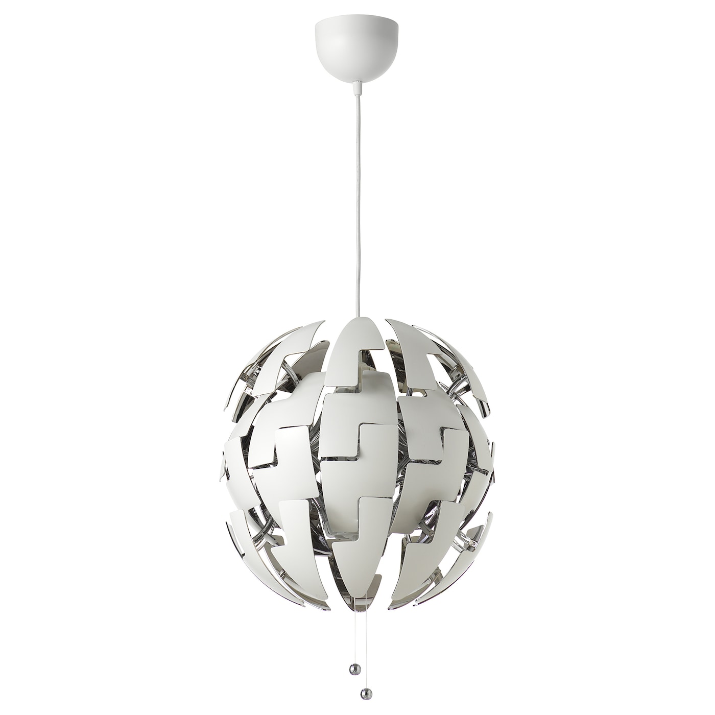 IKEA IKEA PS 2014 lampa wisząca, biały/srebrny, 35 cm
