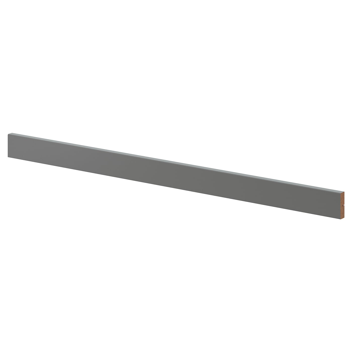 IKEA FÖRBÄTTRA listwa dekoracyjna zaokrąglona, ciemnoszary, 221 cm