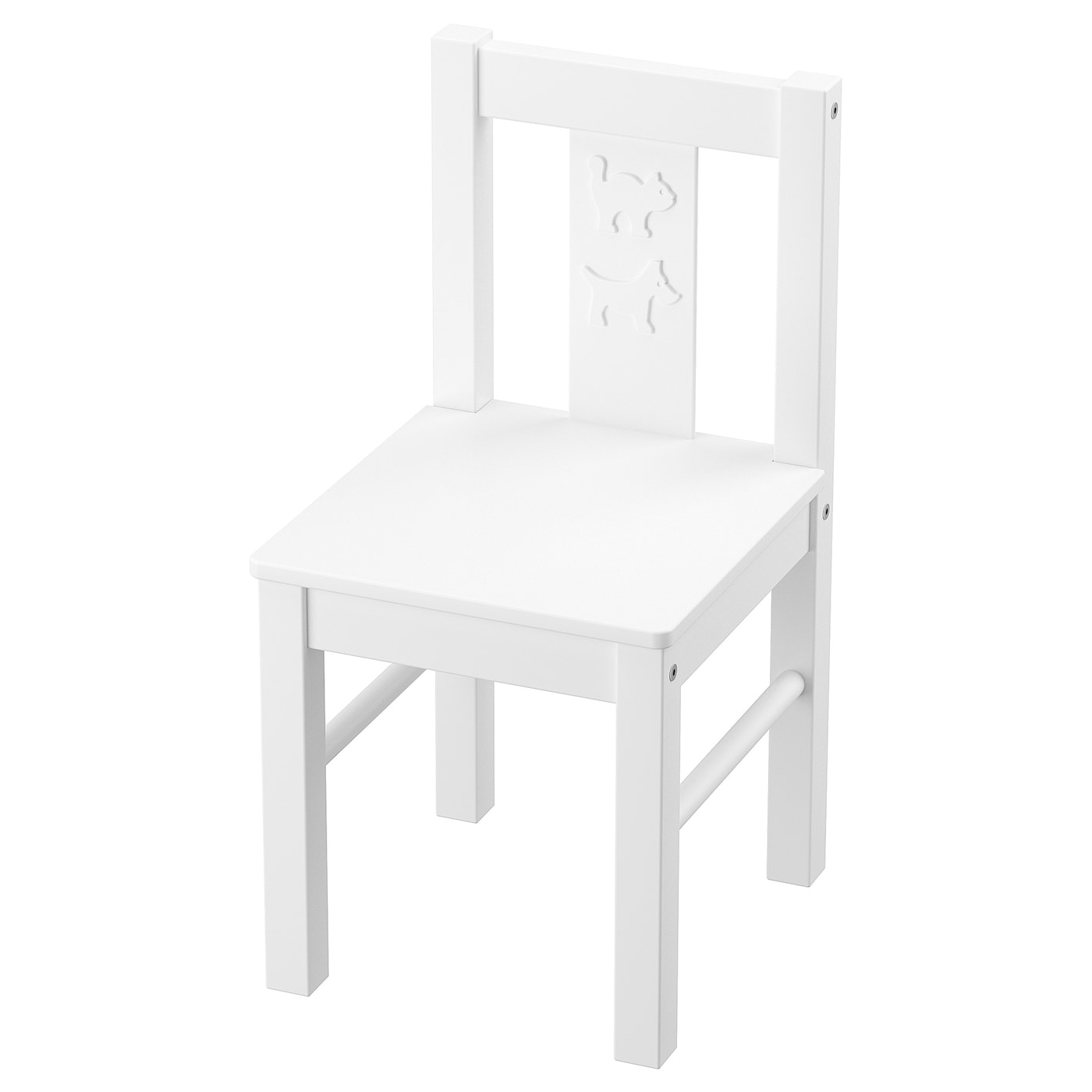IKEA KRITTER krzesełko dziecięce, biały, Szerokość: 27 cm