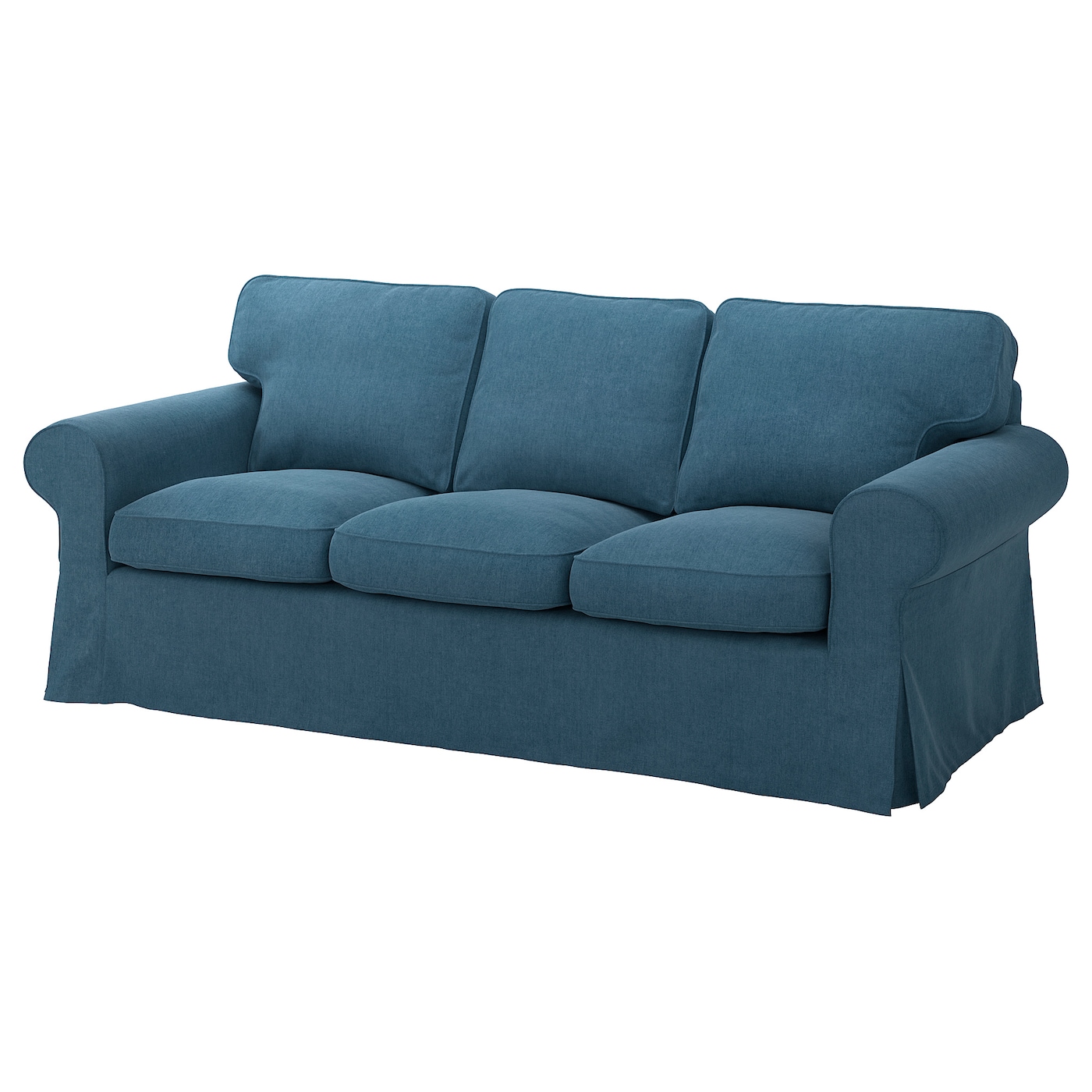IKEA EKTORP sofa 3-osobowa, Tallmyra niebieski, Szerokość: 218 cm