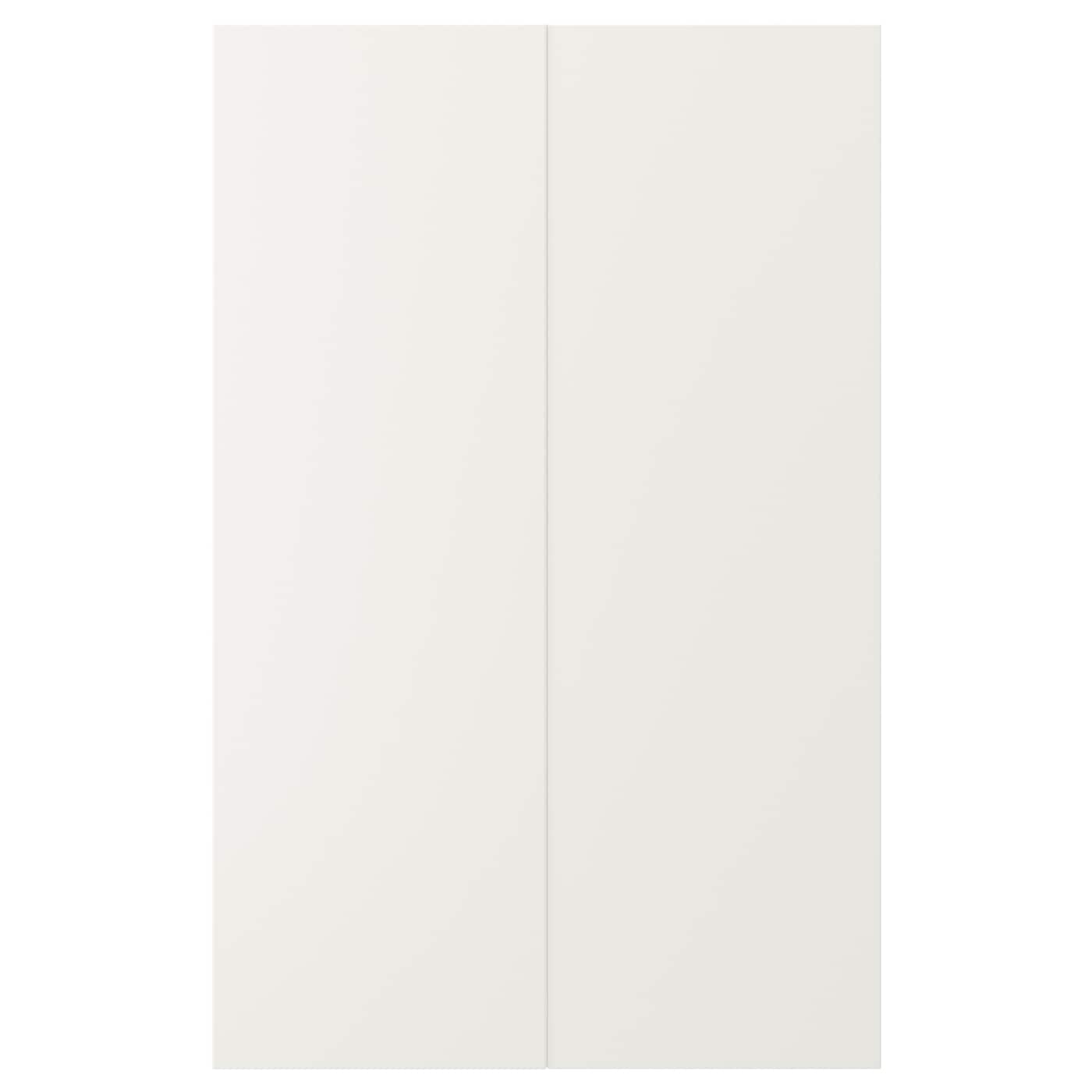 IKEA VEDDINGE drz sza nar 2 szt, biały, 25x80 cm