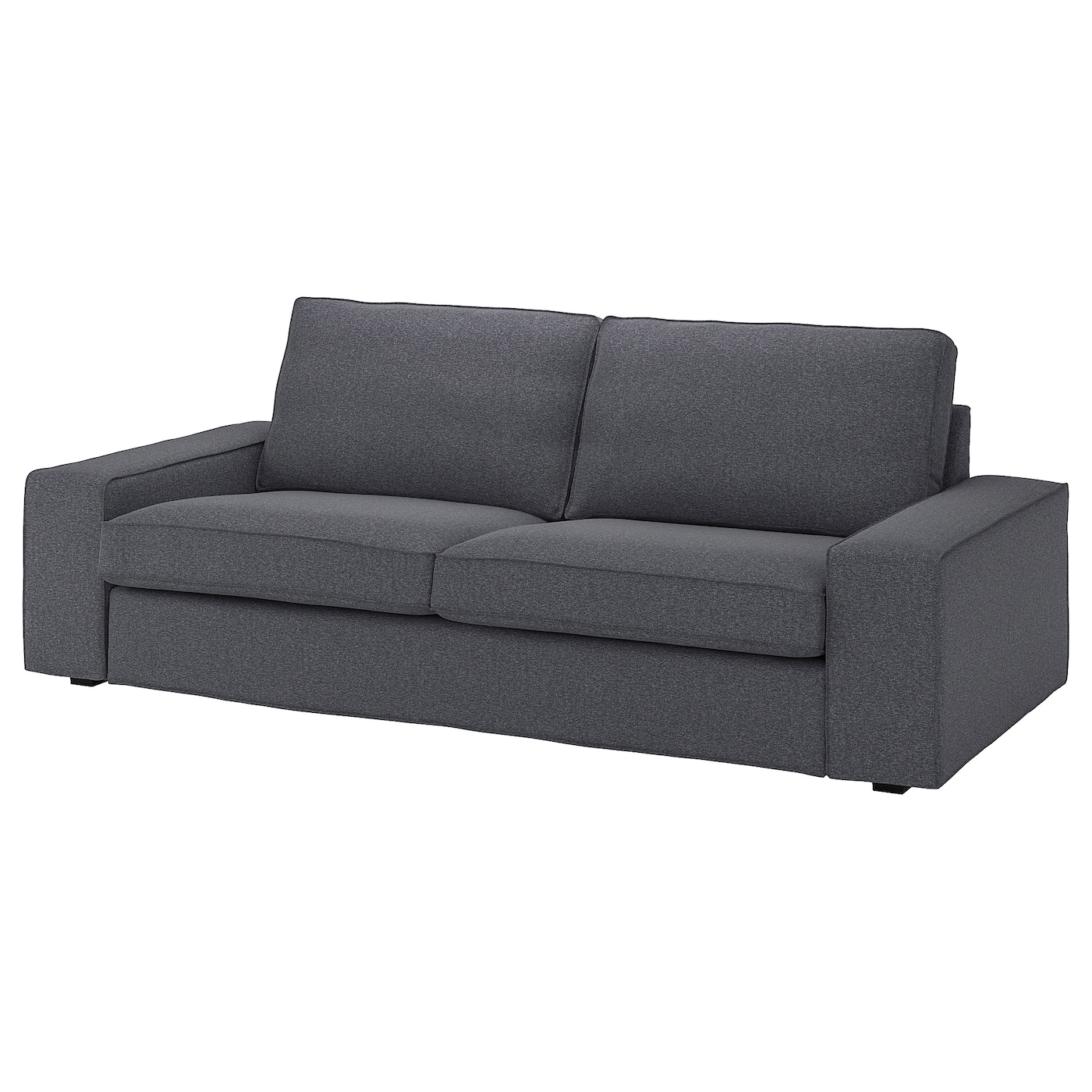 IKEA KIVIK sofa 3-osobowa, Gunnared średnioszary, Szerokość: 228 cm