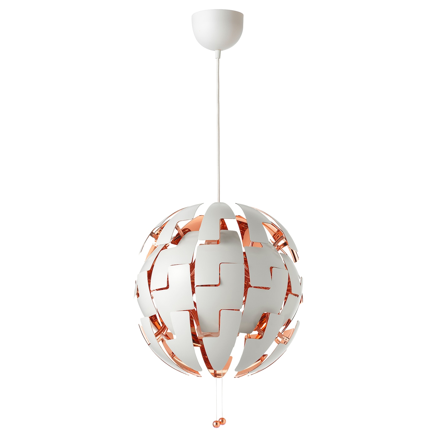 IKEA IKEA PS 2014 lampa wisząca, biały/kolor miedziany, 35 cm