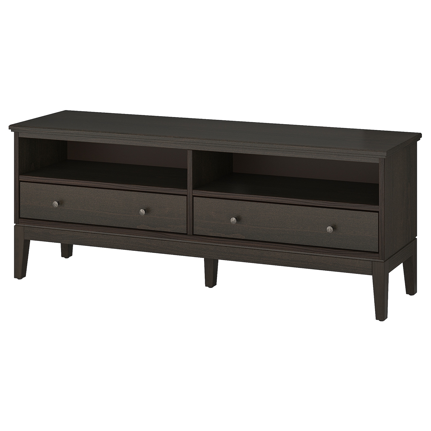 IKEA IDANÄS szafka pod TV, ciemnobrązowy bejcowane, 162x40x63 cm