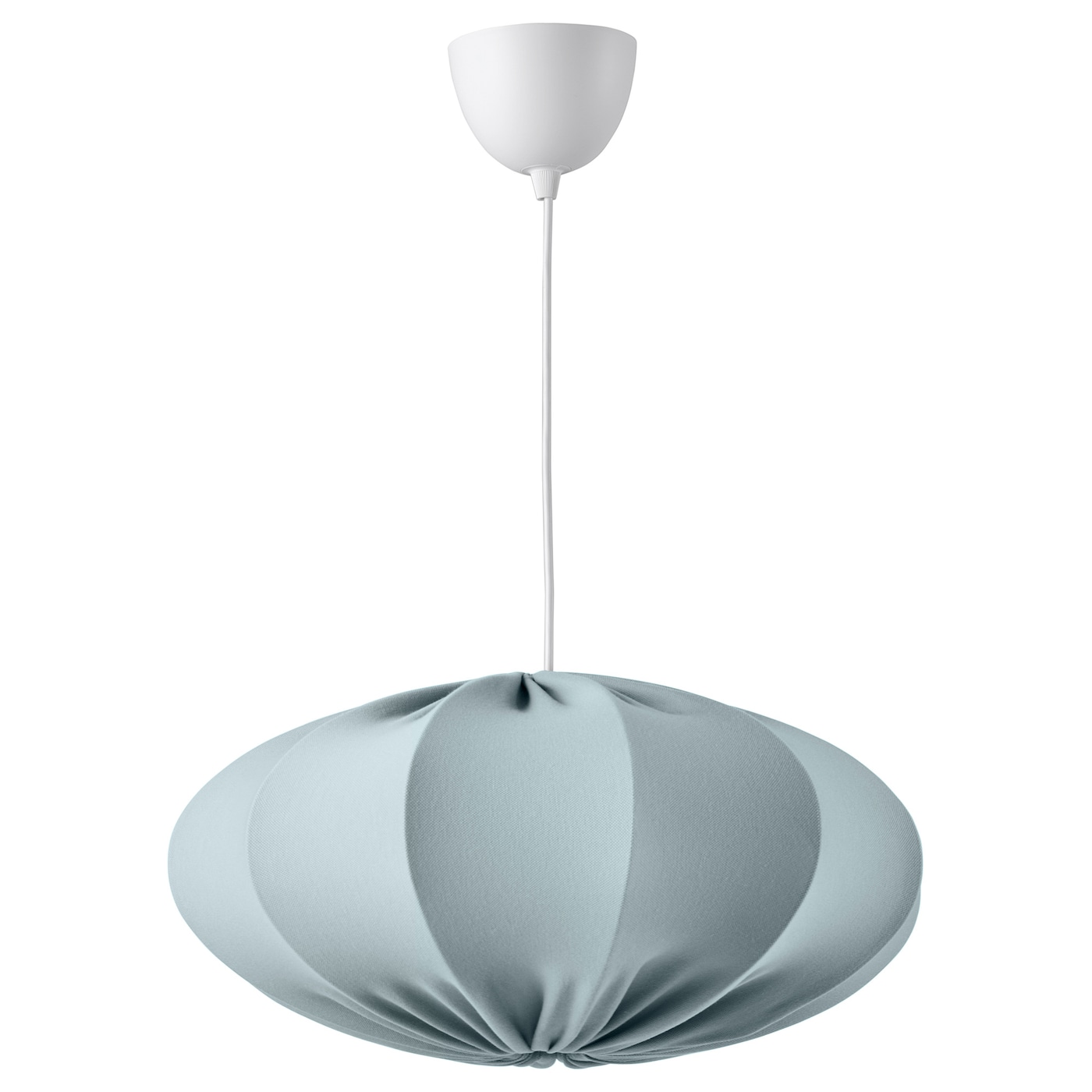 IKEA REGNSKUR / HEMMA lampa wisząca, turkusowy/biały, 52 cm