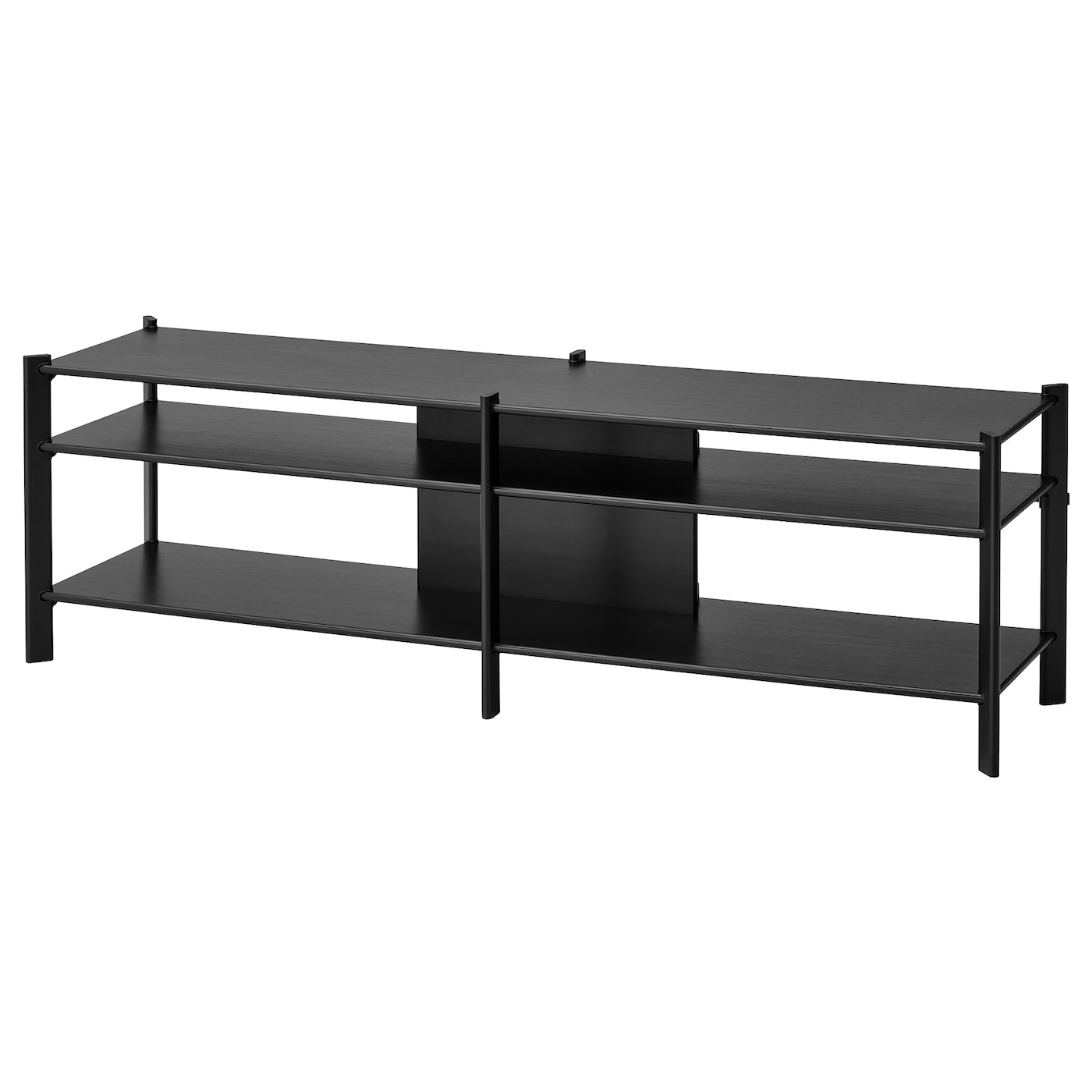 IKEA JÄTTESTA szafka pod TV, czarny, 160x40x49 cm