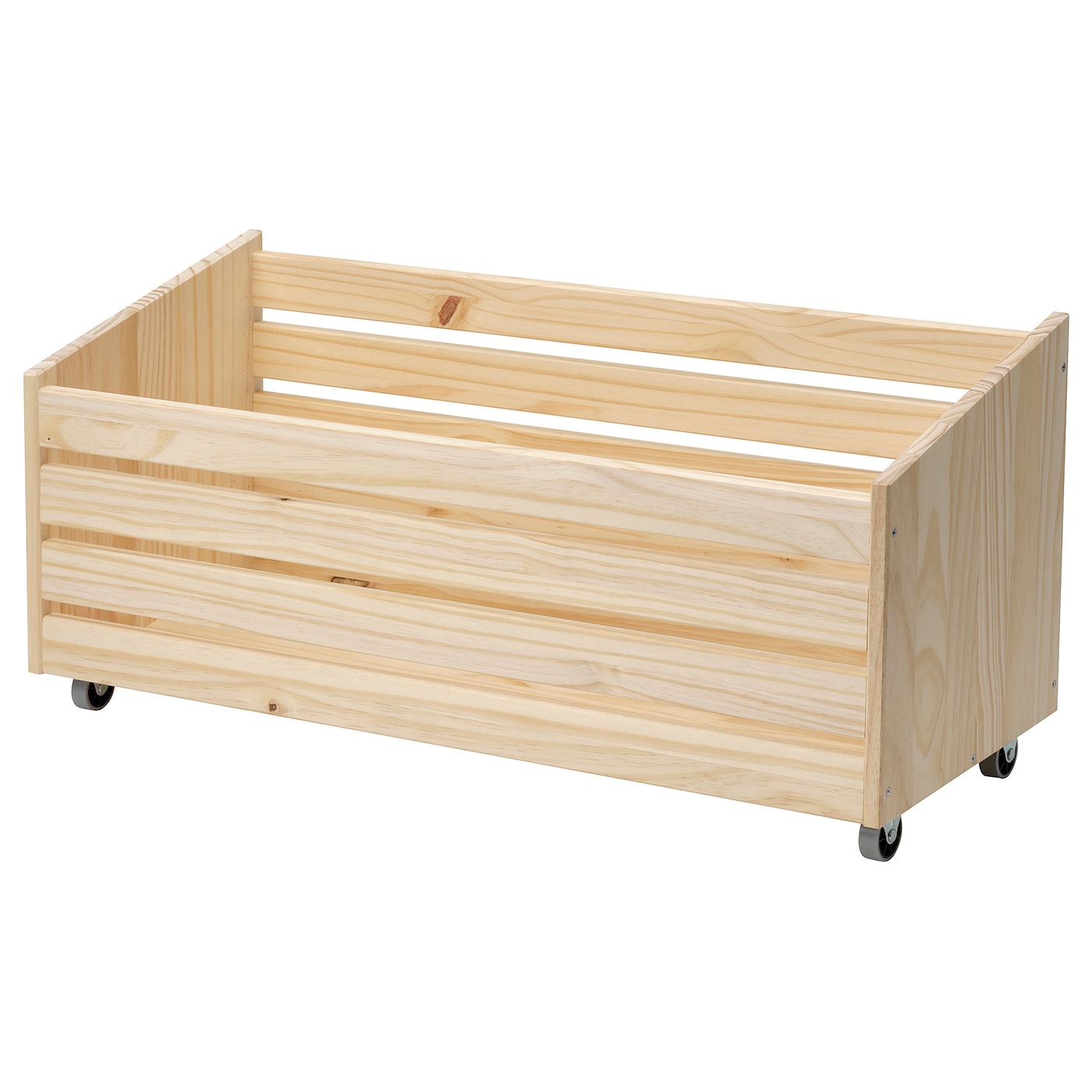 IKEA IVAR pojemnik z kółkami, sosna, 78x30 cm