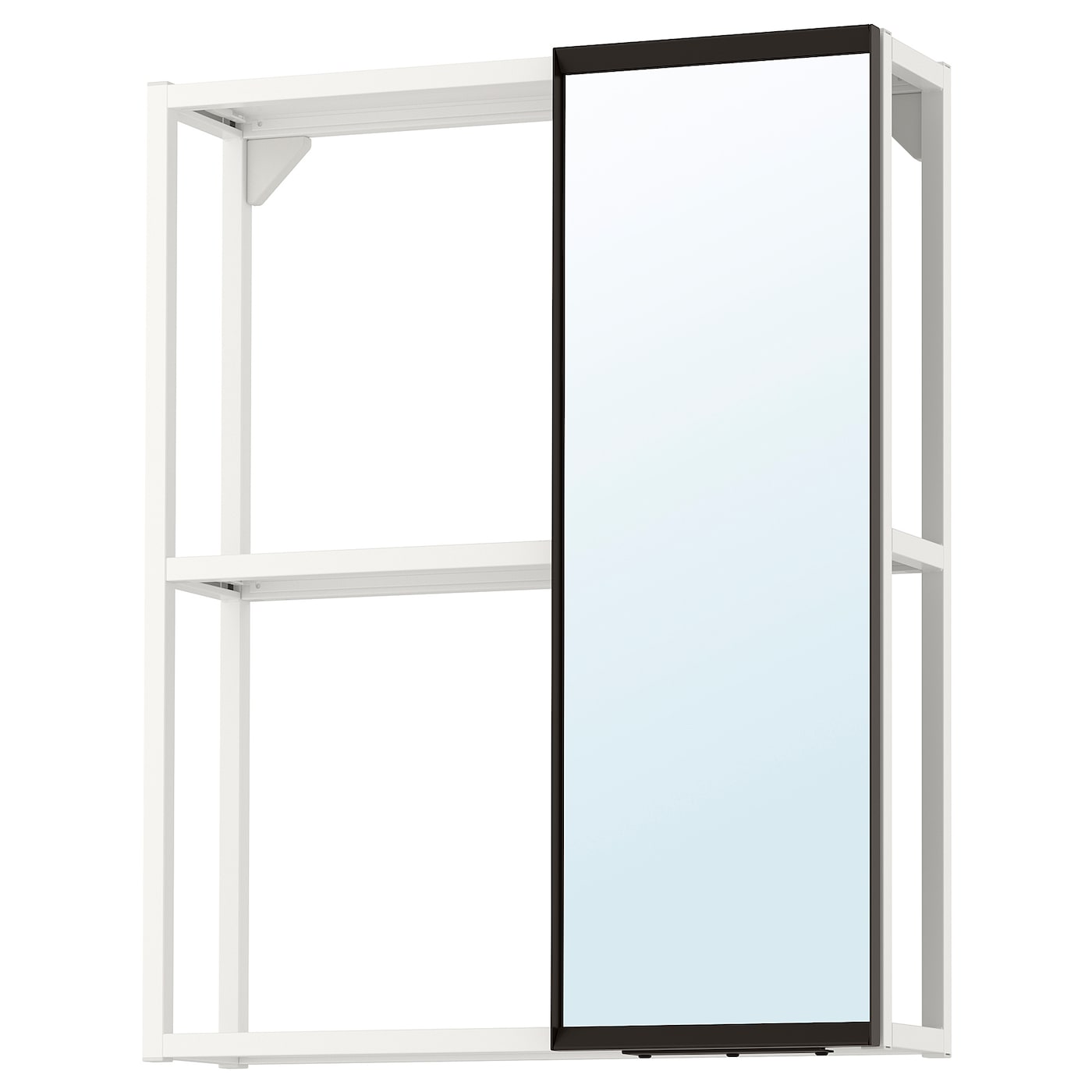 IKEA ENHET szafka z lustrem, biały, 60x17x75 cm