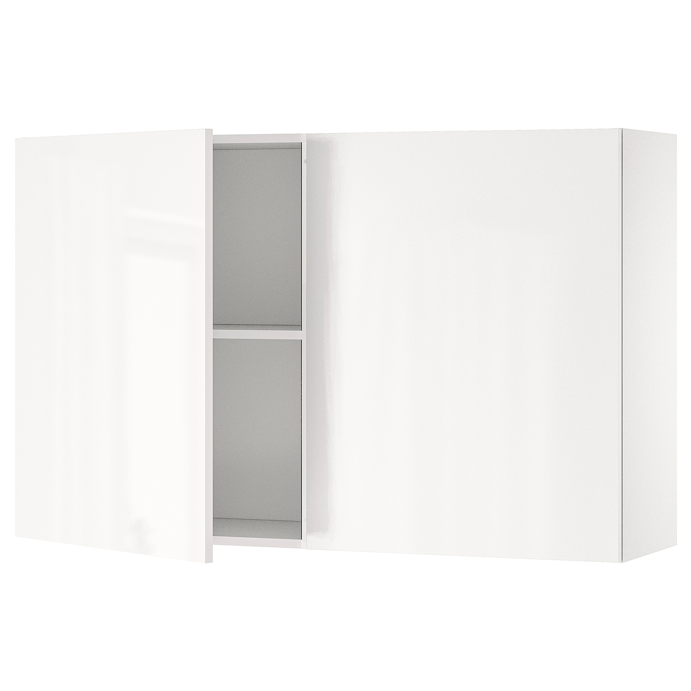 IKEA KNOXHULT szafka ścienna z drzwiami, połysk biały, 120x75 cm