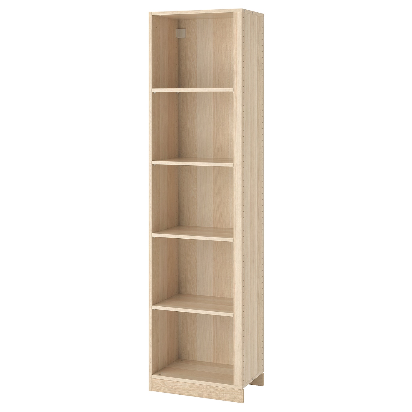 IKEA PAX dostawka narożna 4 półki, imitacja dębu bejcowanego na biało, 53x35x201 cm