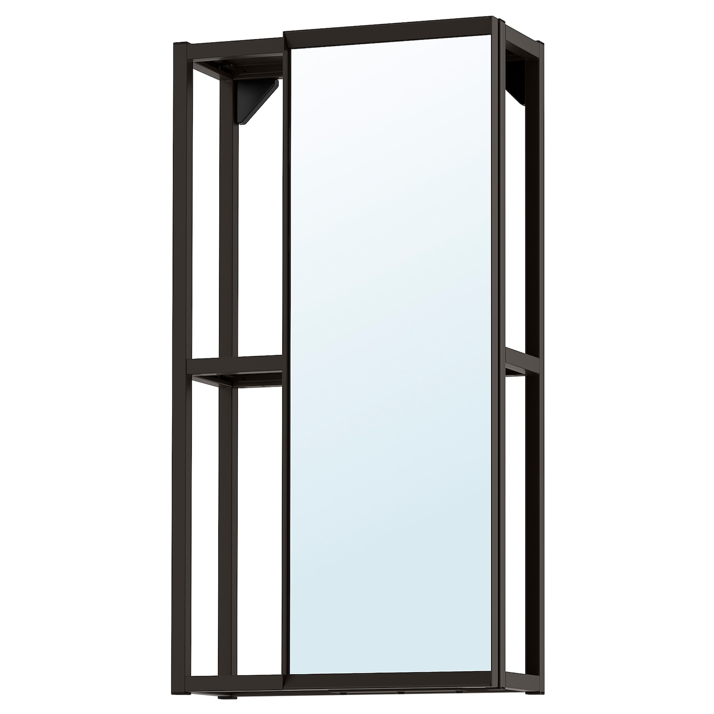 IKEA ENHET szafka z lustrem, antracyt, 40x17x75 cm