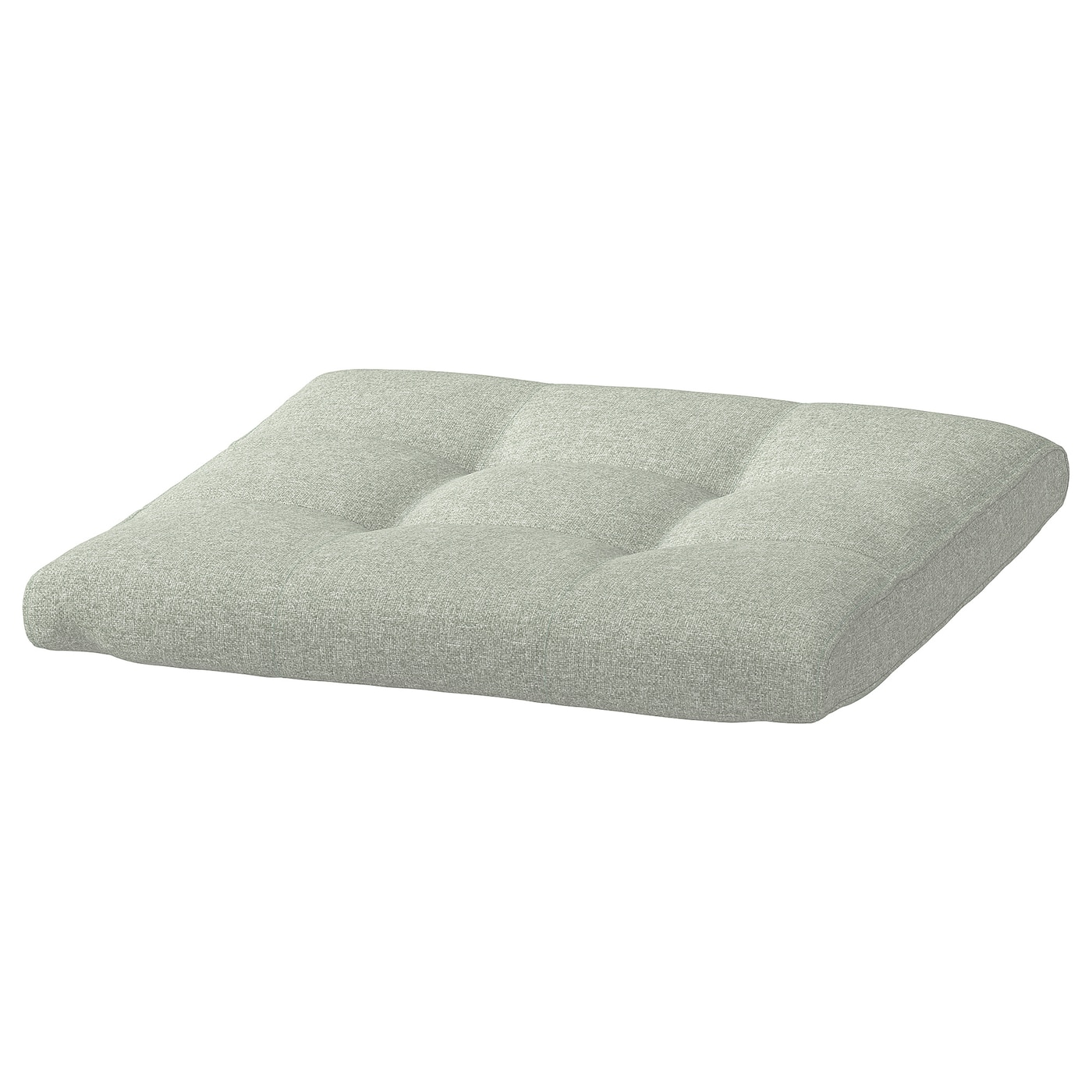 IKEA POÄNG poduszka podnóżka, Gunnared jasnozielony, 55x50 cm