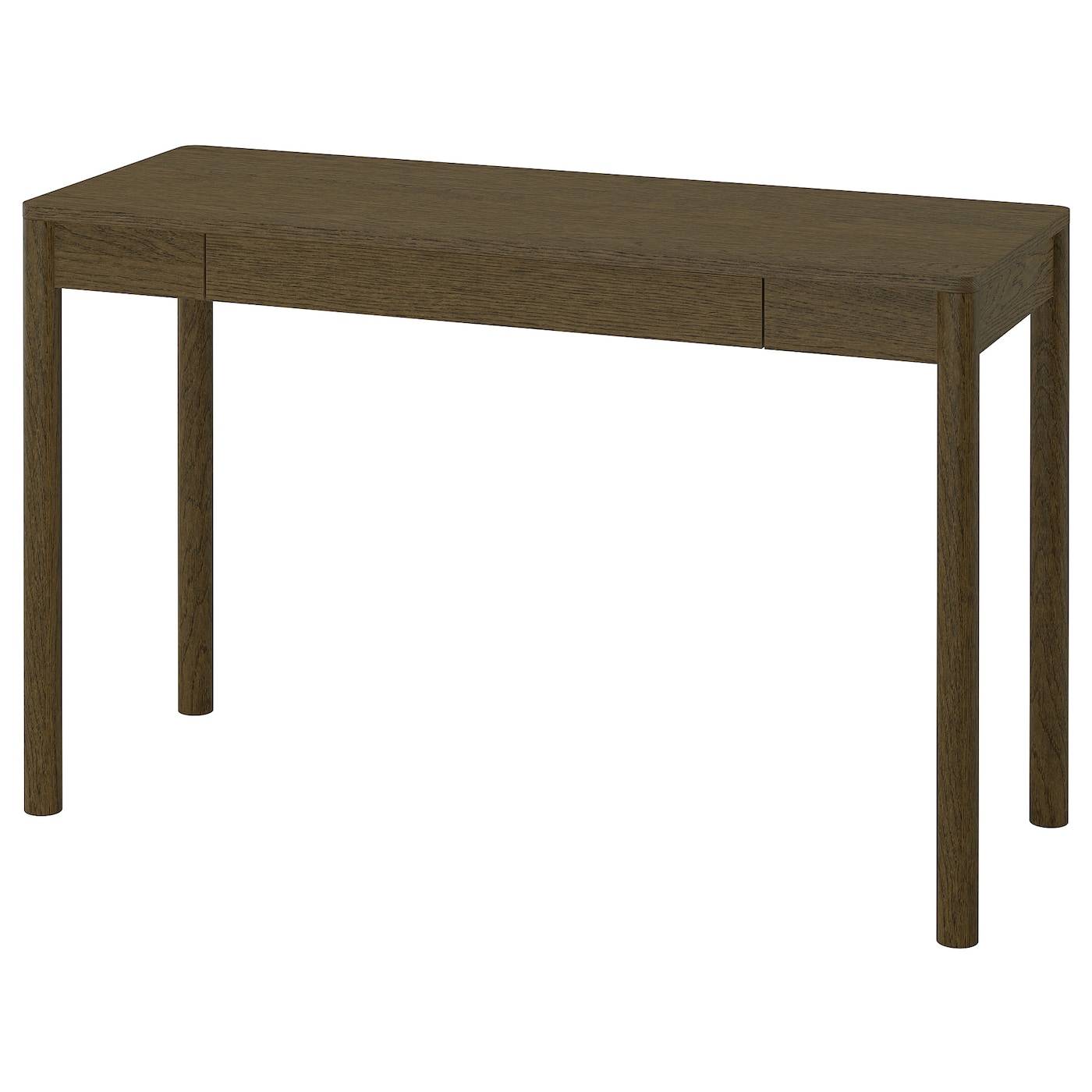 IKEA TONSTAD biurko, brązowy bejcowana okleina dębowa, 120x47 cm