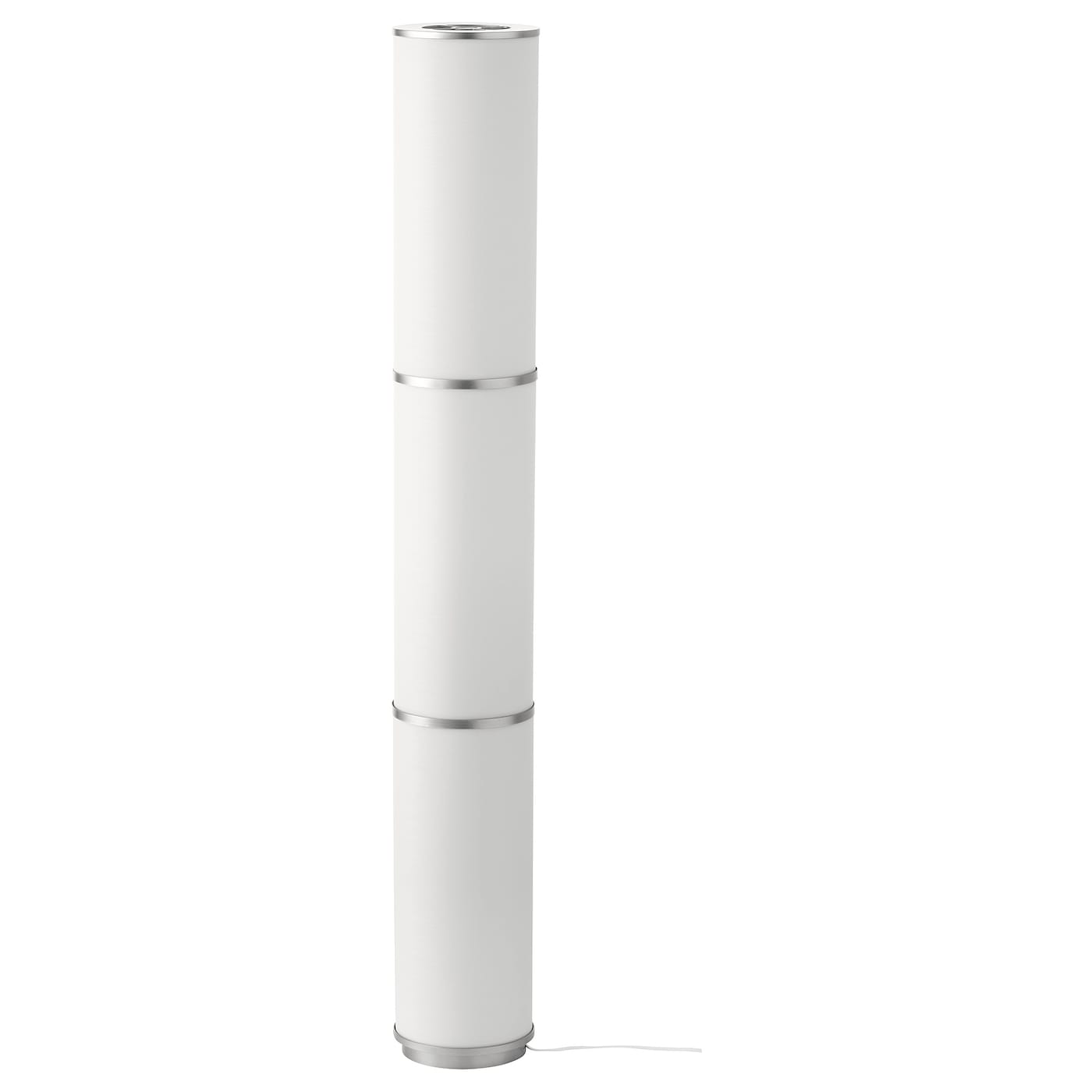 IKEA VIDJA lampa podłogowa, biały, 138 cm