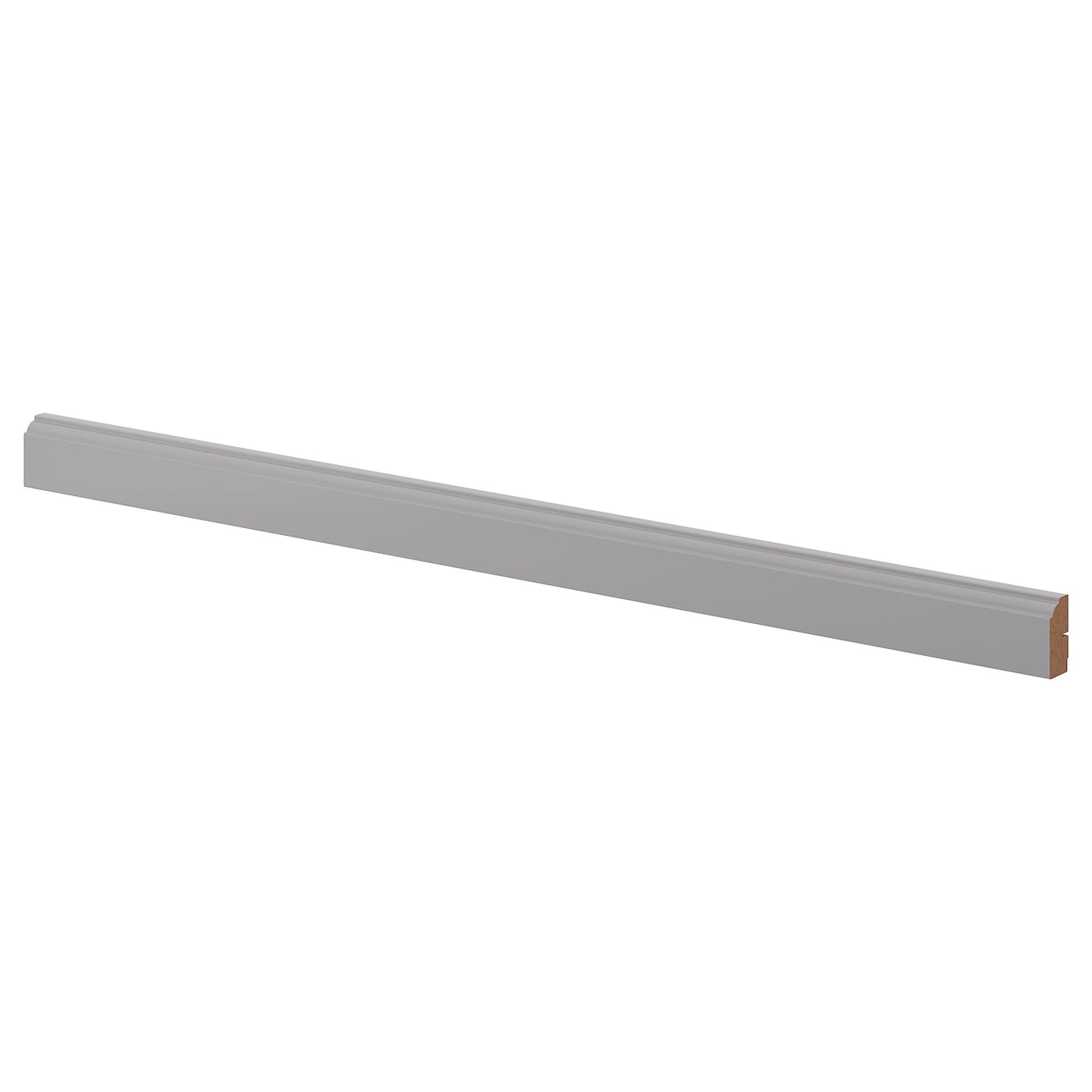 IKEA BODBYN listwa dekoracyjna profilowana, szary, 221 cm