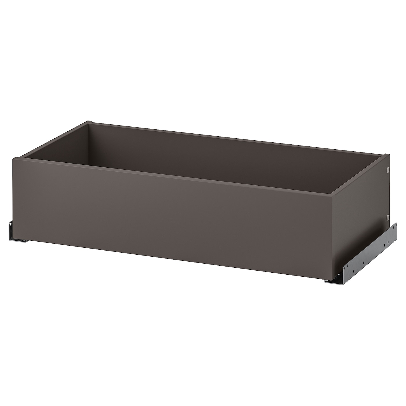 IKEA KOMPLEMENT szuflada, ciemnoszary, 75x35 cm