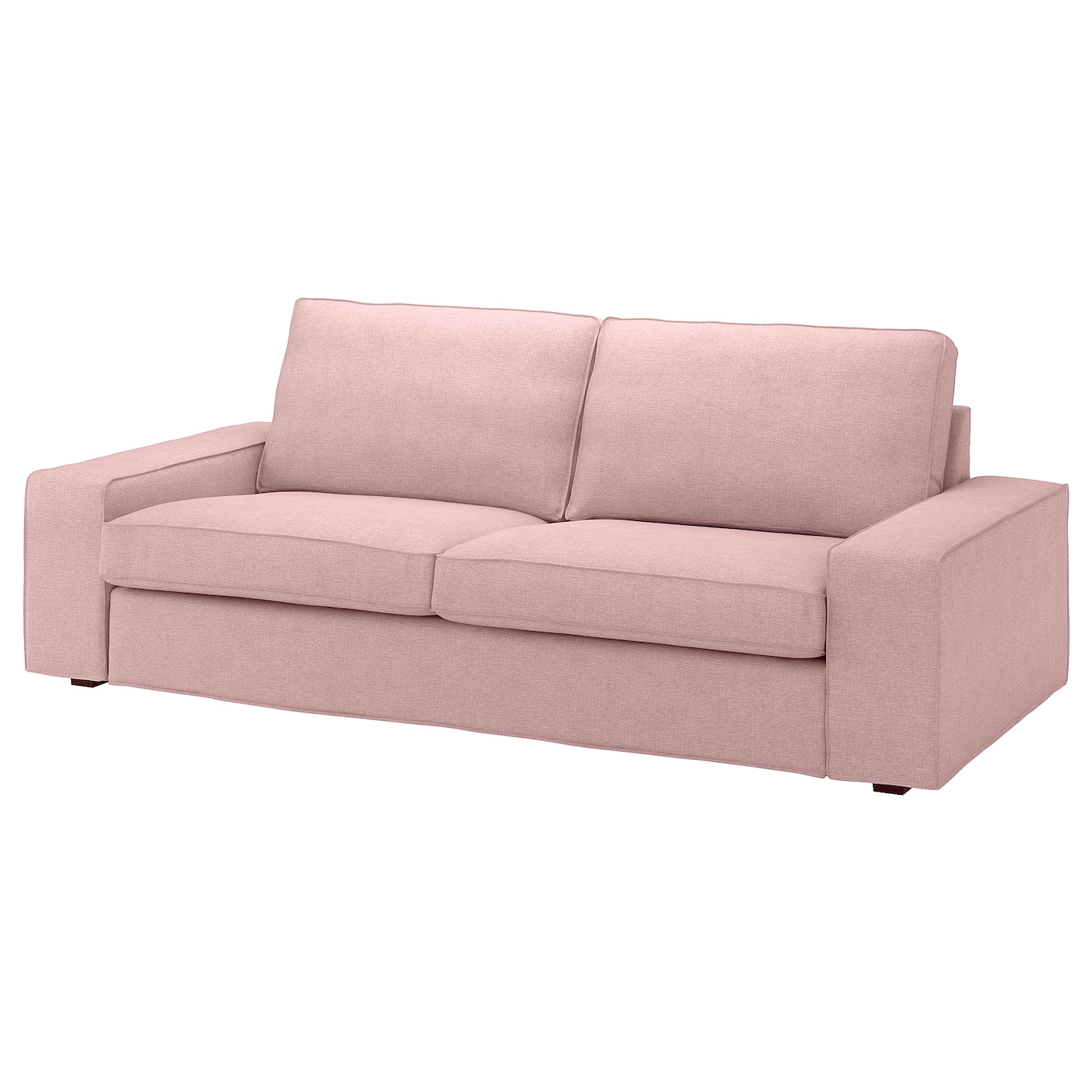 IKEA KIVIK sofa 3-osobowa, Gunnared jasny różowy, Szerokość: 228 cm