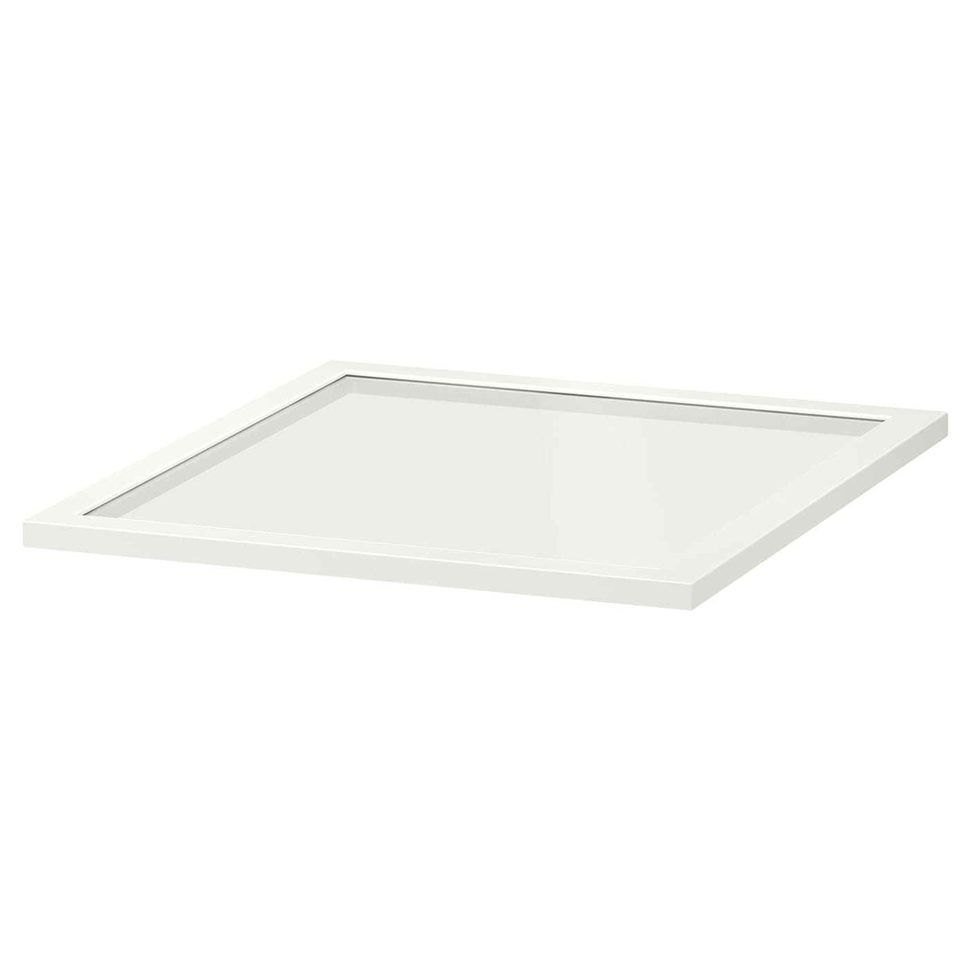 IKEA KOMPLEMENT półka szklana, biały, 50x58 cm