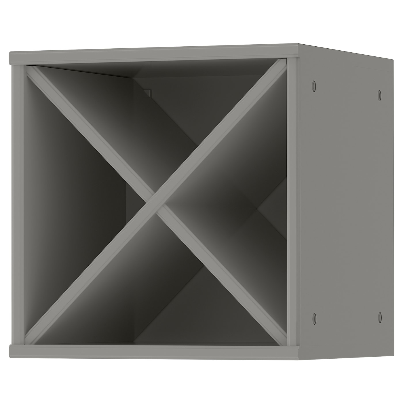 IKEA TORNVIKEN półka na wino, szary, 40x37x40 cm