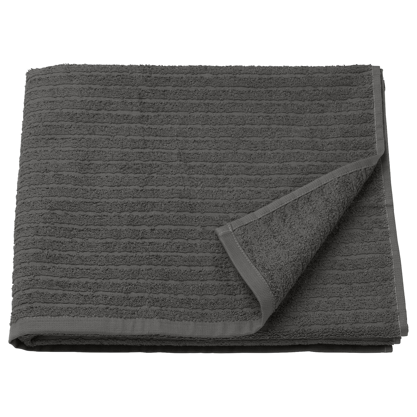 IKEA VÅGSJÖN ręcznik kąpielowy, ciemnoszary, 70x140 cm