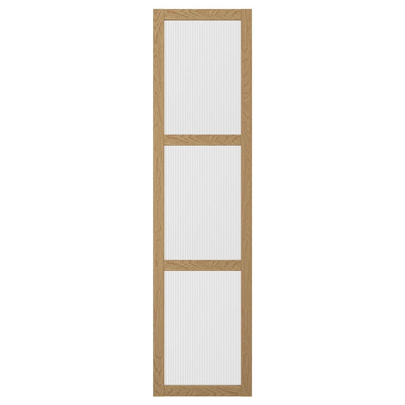 IKEA TONSTAD drzwi, dąb/fornir szkło, 50x195 cm