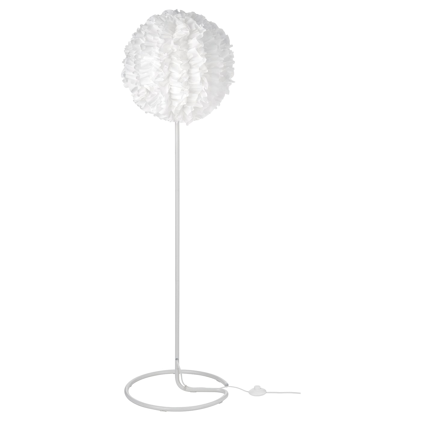 IKEA VINDKAST lampa podłogowa, biały, Średnica podstawy: 36 cm