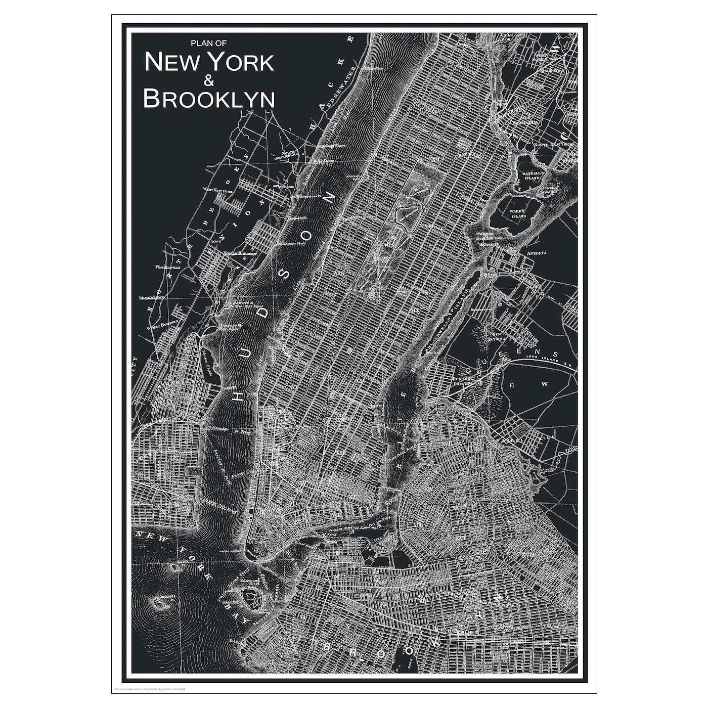 IKEA BILD Plakat, New York City New, 50x70 cm