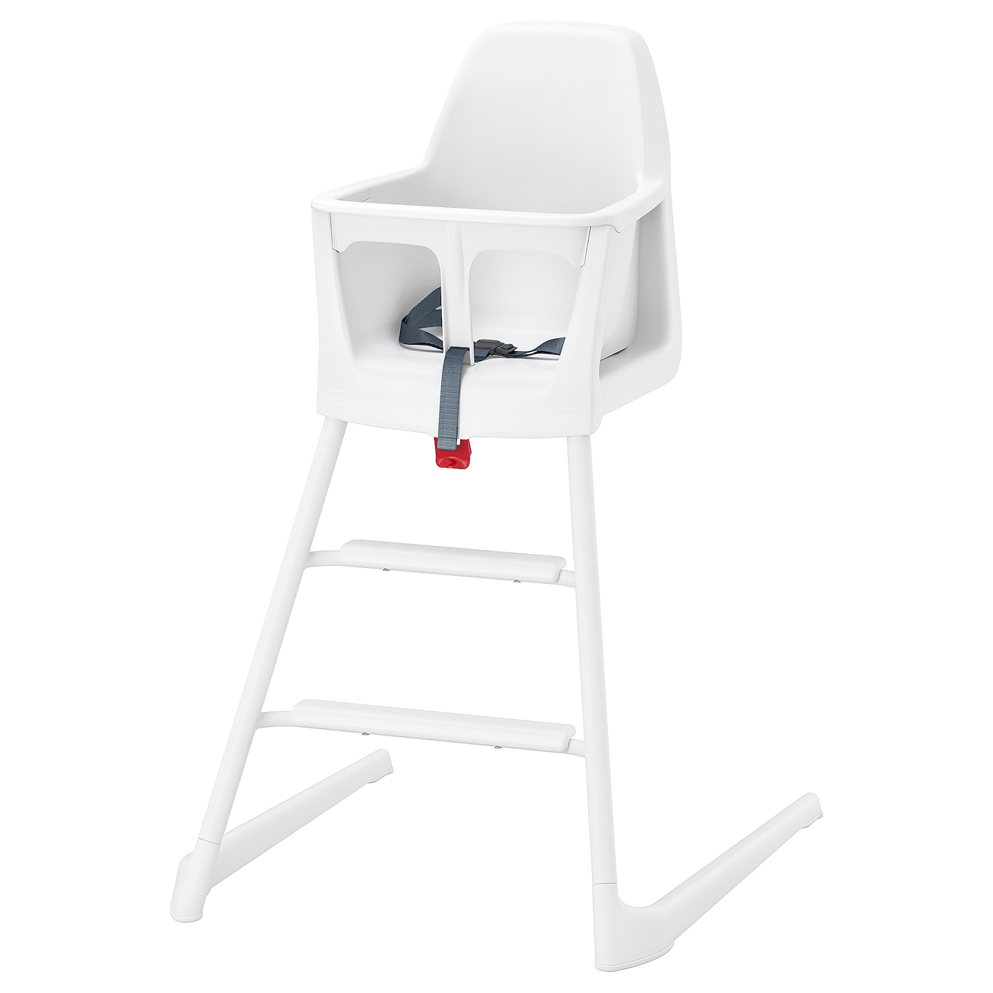 IKEA LANGUR krzesło dziecięce/wysokie, biały, Szerokość: 56 cm