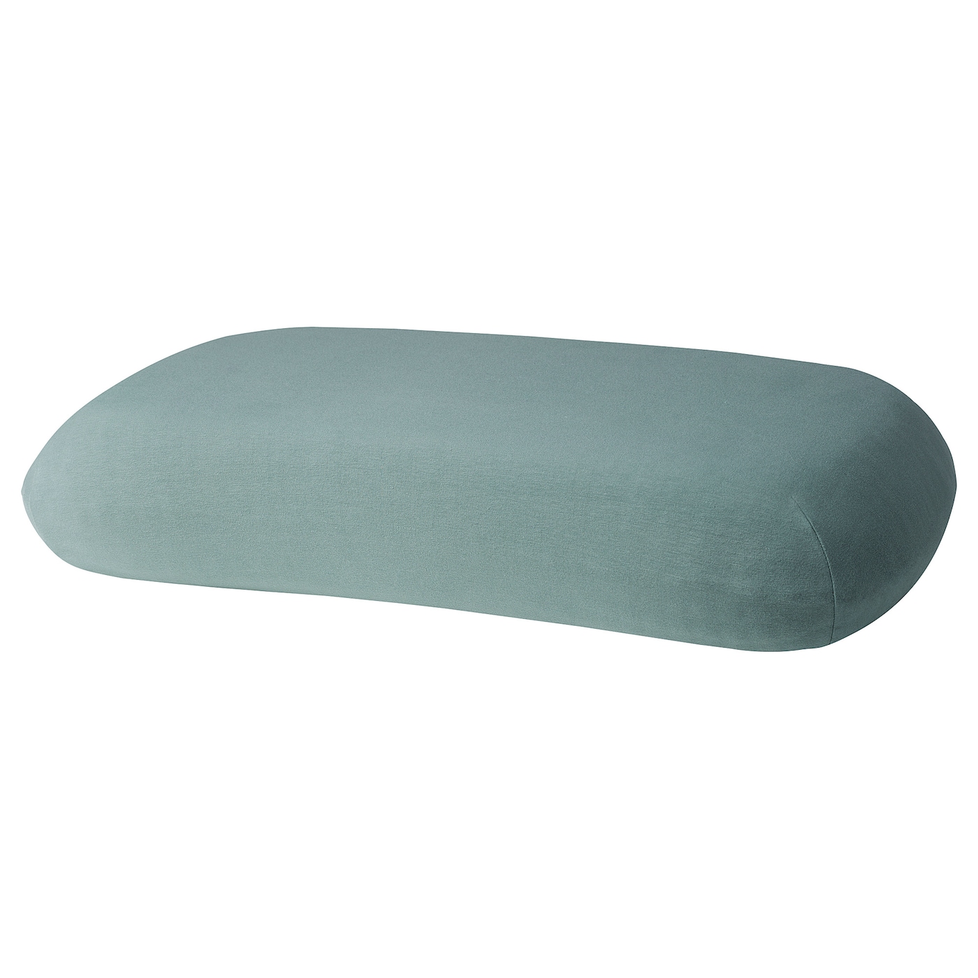 IKEA TÖCKENFLY poszewka na poduszkę ergonomiczną, zielono-szary, 29x43 cm
