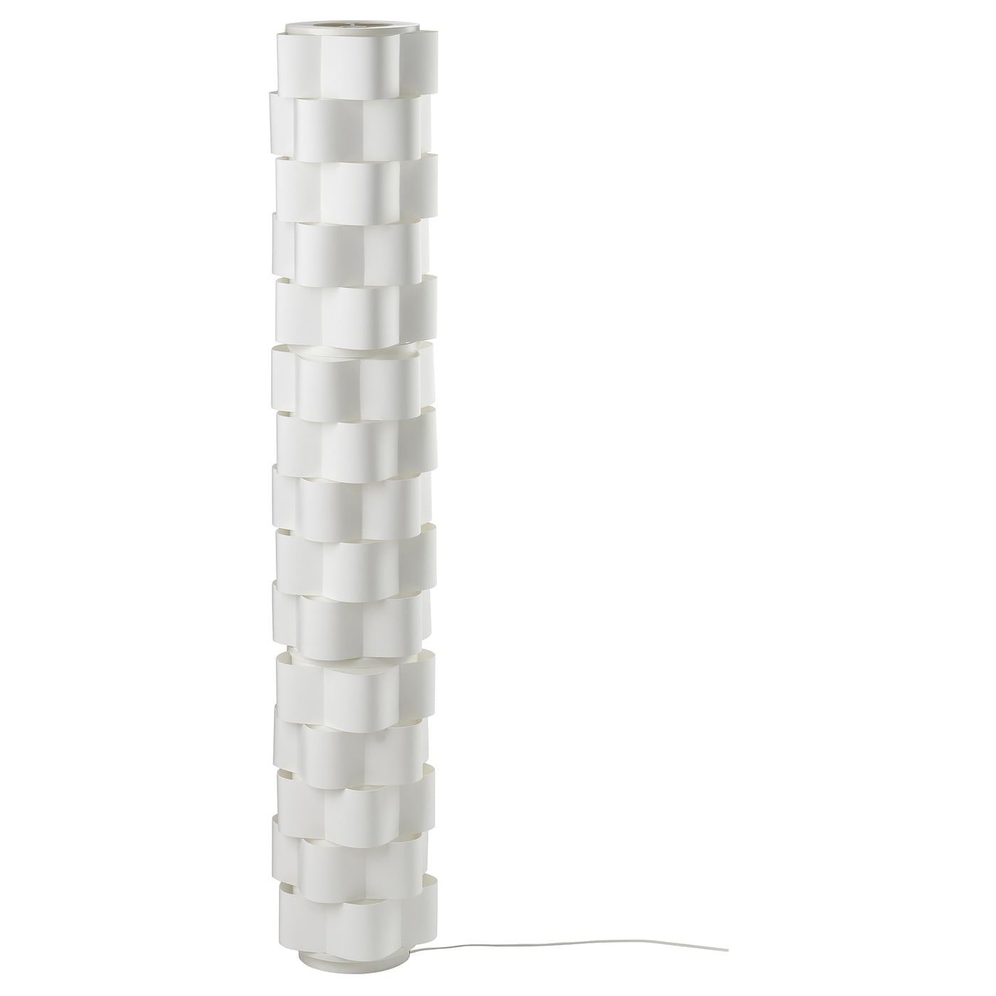 IKEA LÅGTRYCK lampa podłogowa, biały, 138 cm
