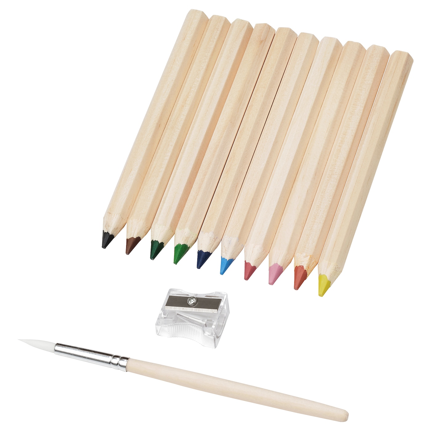 IKEA MÅLA kredki, różne kolory, Ilość w opakowaniu: 10 szt.