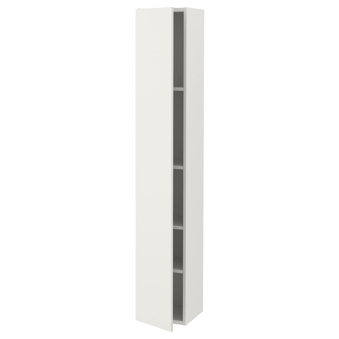 IKEA ENHET szafka wysoka 4 półki/drzwi, biały, 30x32x180 cm