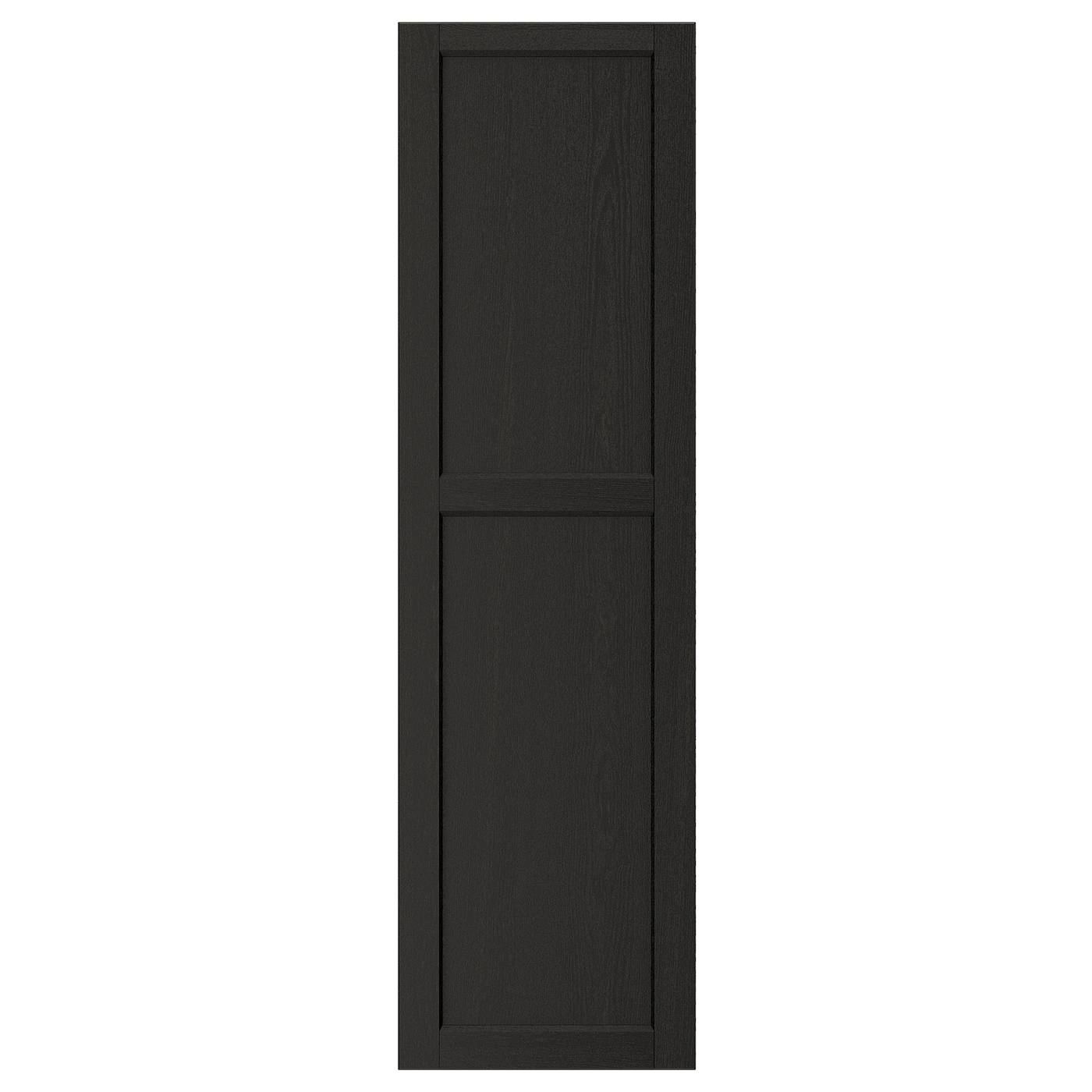 IKEA LERHYTTAN drzwi, bejcowane na czarno, 40x140 cm