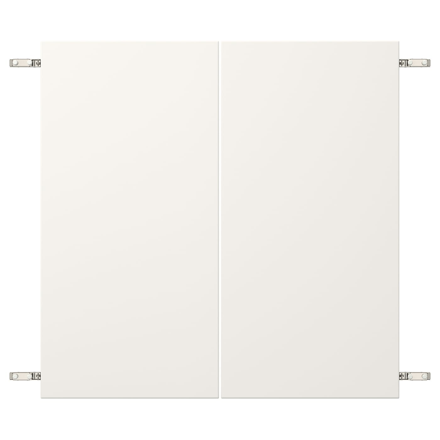 IKEA VEDDINGE para drzwi z zawiasammi, biały, 80x80 cm